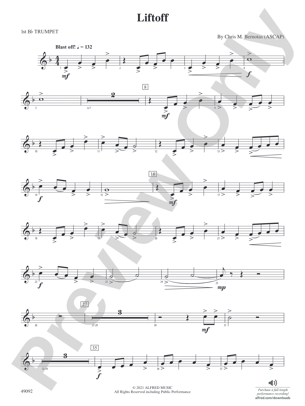Liftoff: 1st B-flat Trumpet