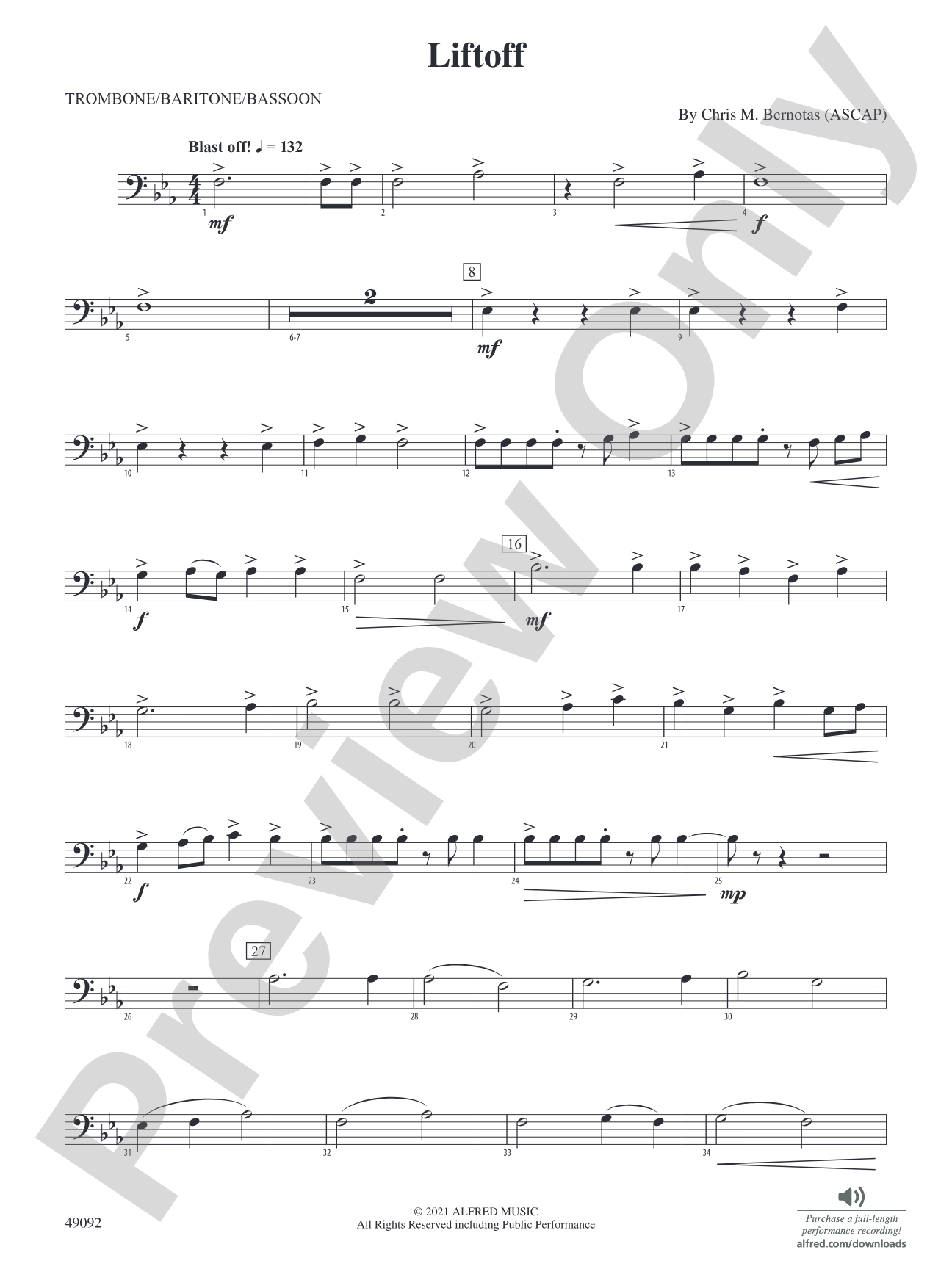Liftoff: 1st Trombone