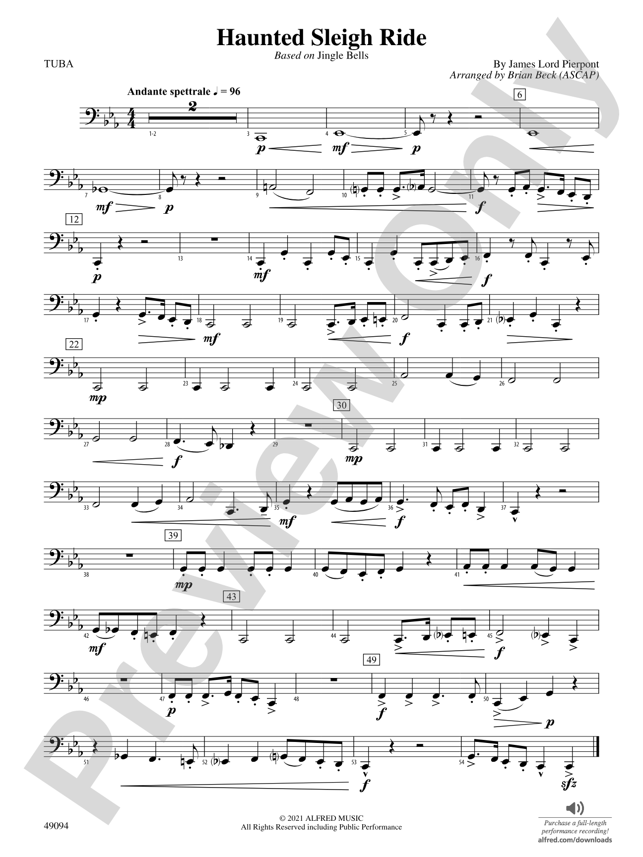 Haunted Sleigh Ride: Tuba