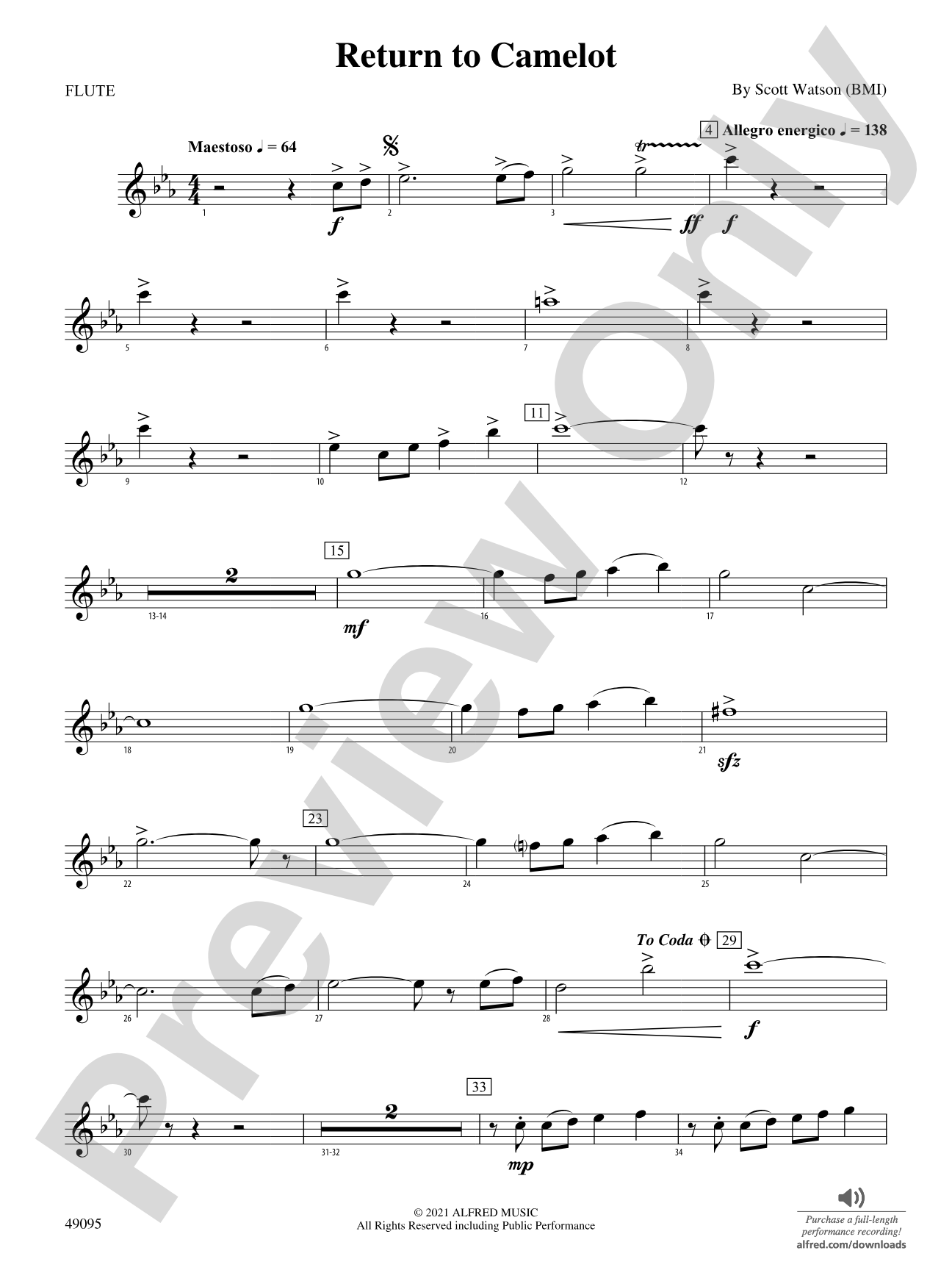 Return to Camelot: Flute