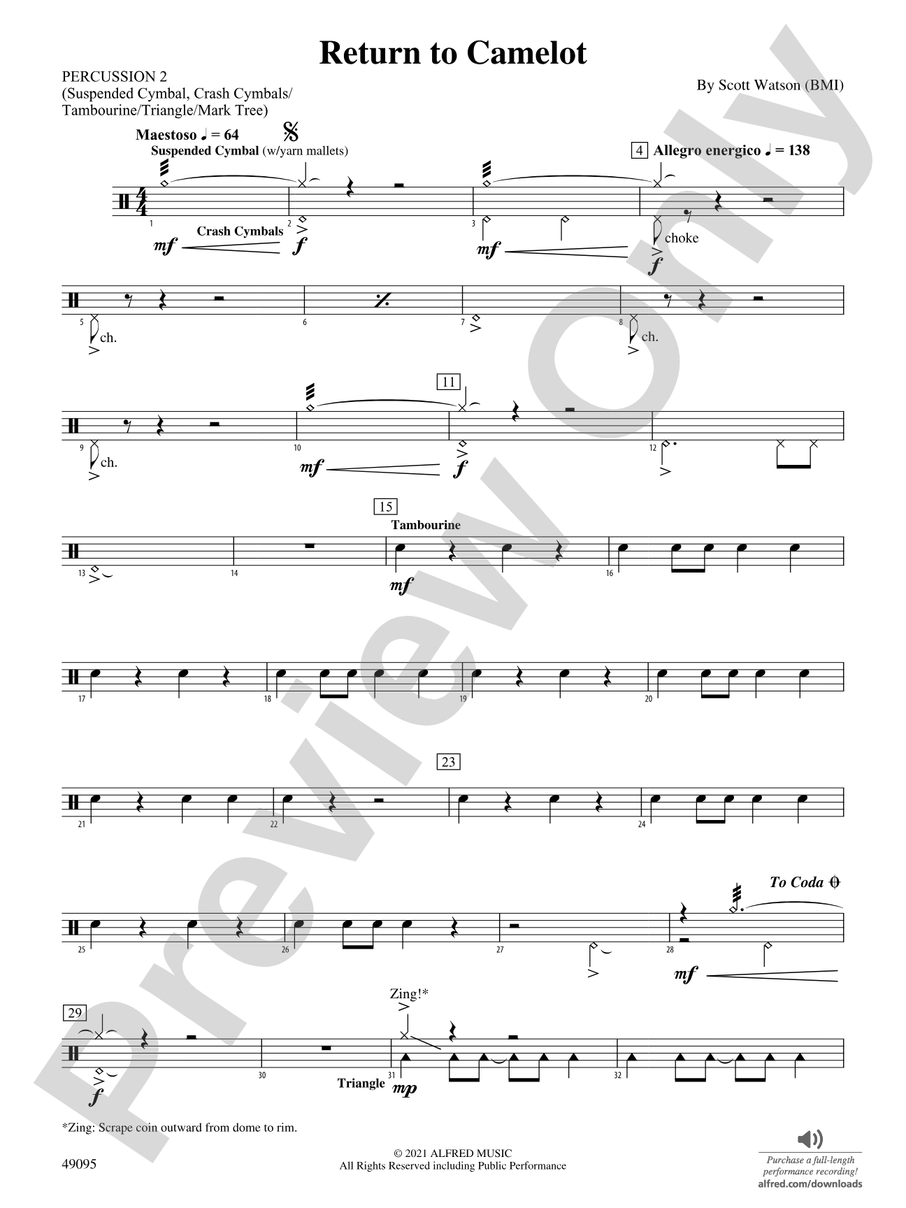 Return to Camelot: 2nd Percussion