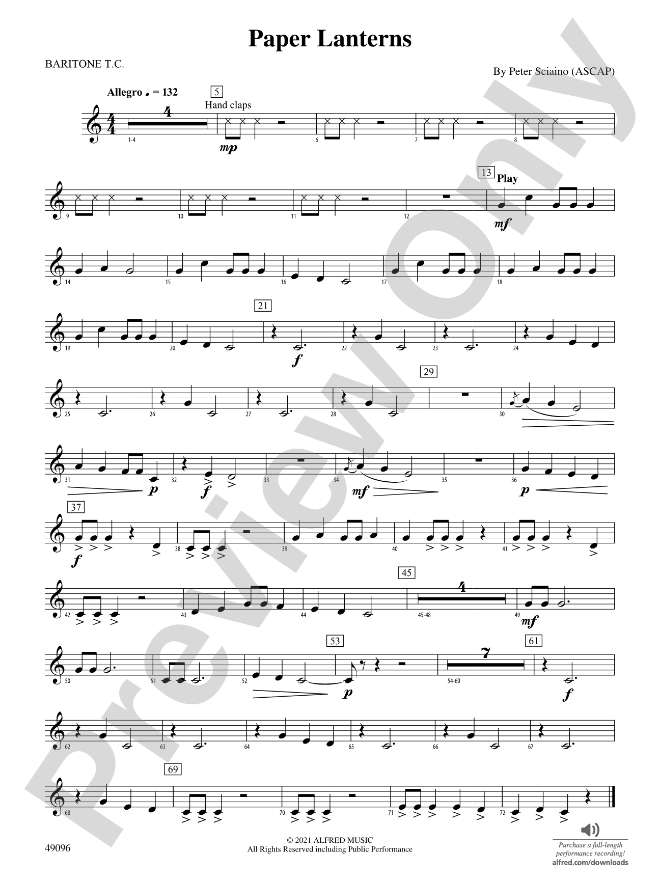 Paper Lanterns: Baritone T.C.