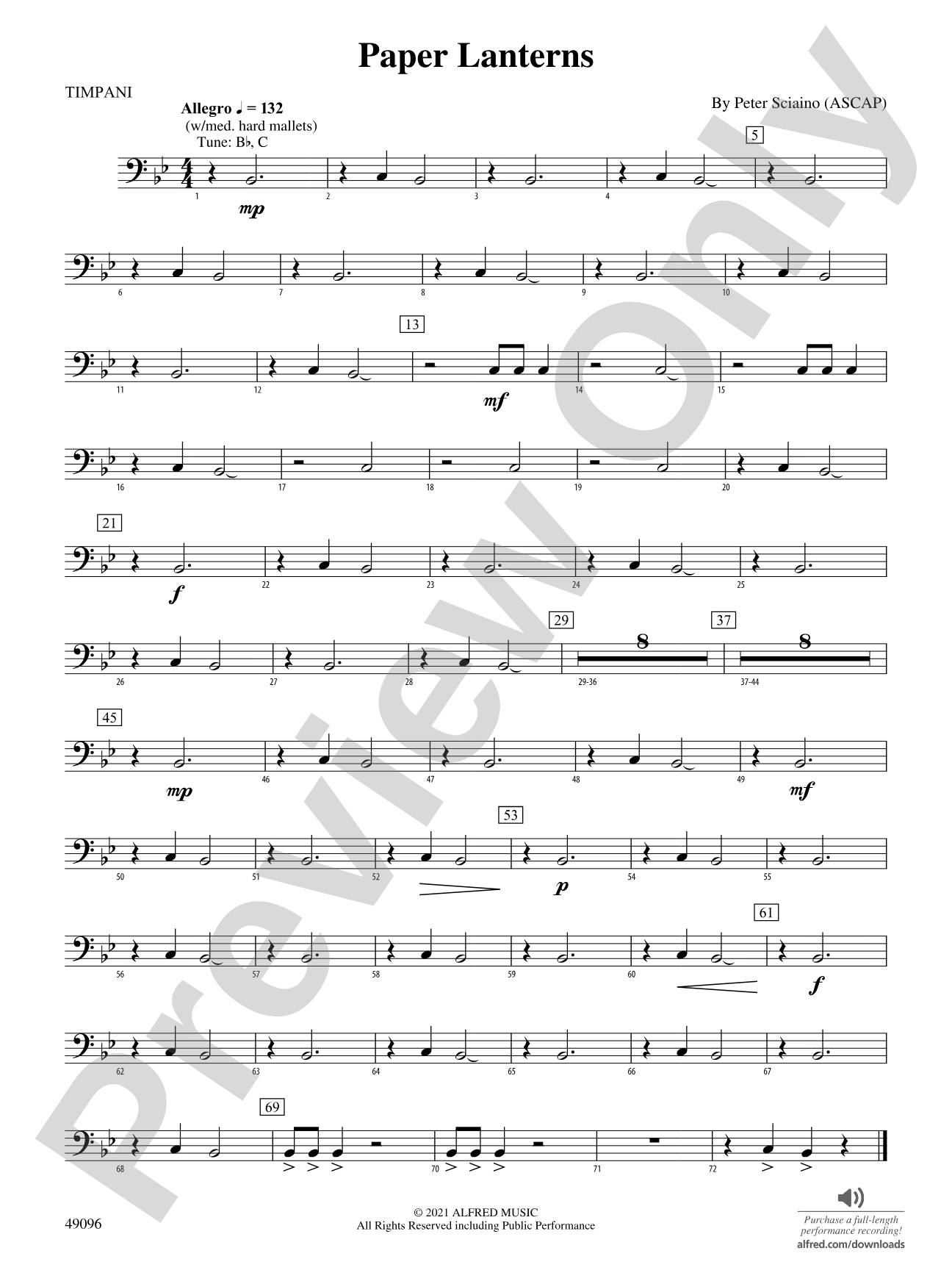 Paper Lanterns: Timpani