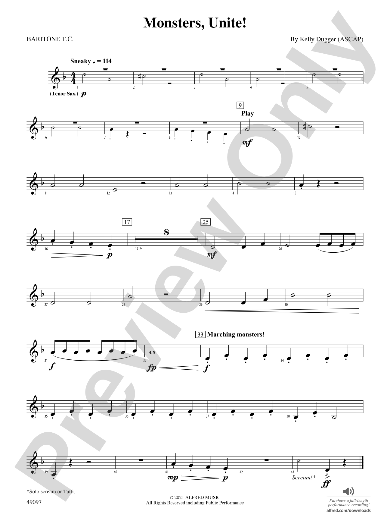 Monsters, Unite!: Baritone T.C.