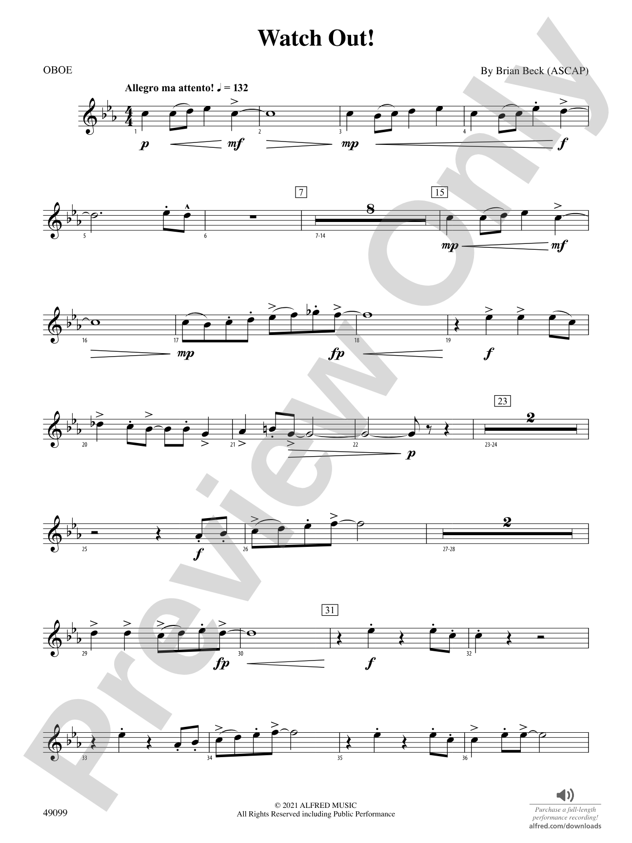 Watch Out!: Oboe