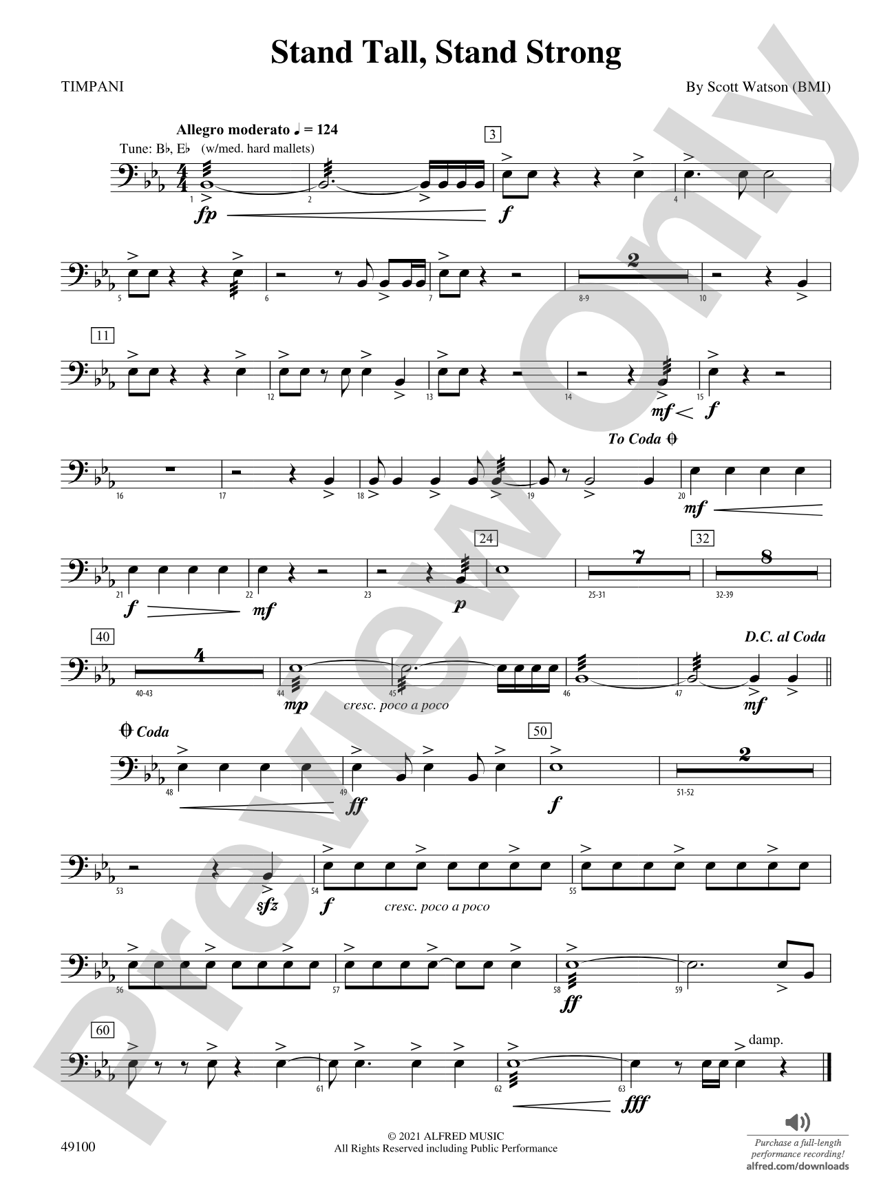 Stand Tall, Stand Strong: Timpani