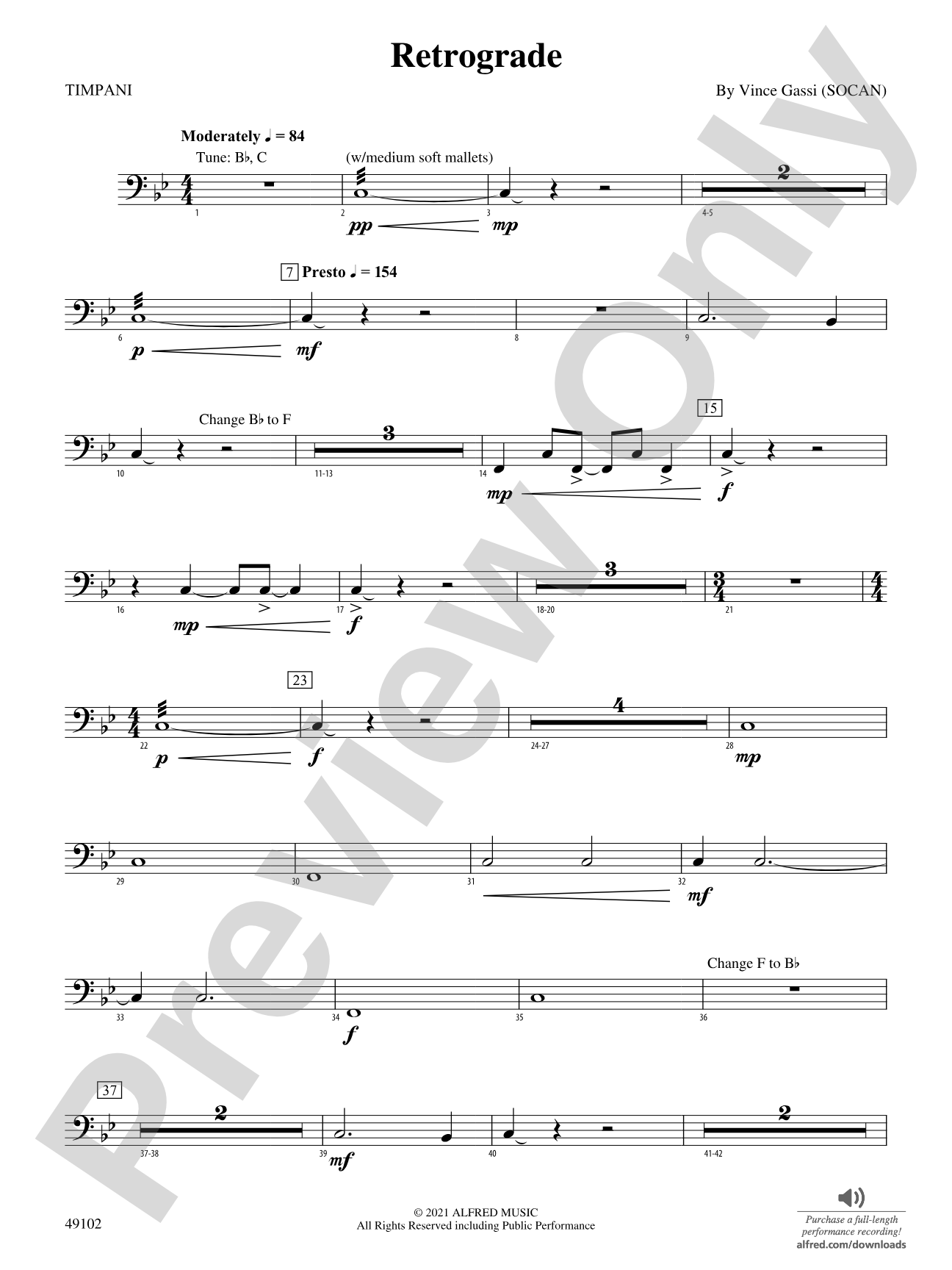 Retrograde: Timpani