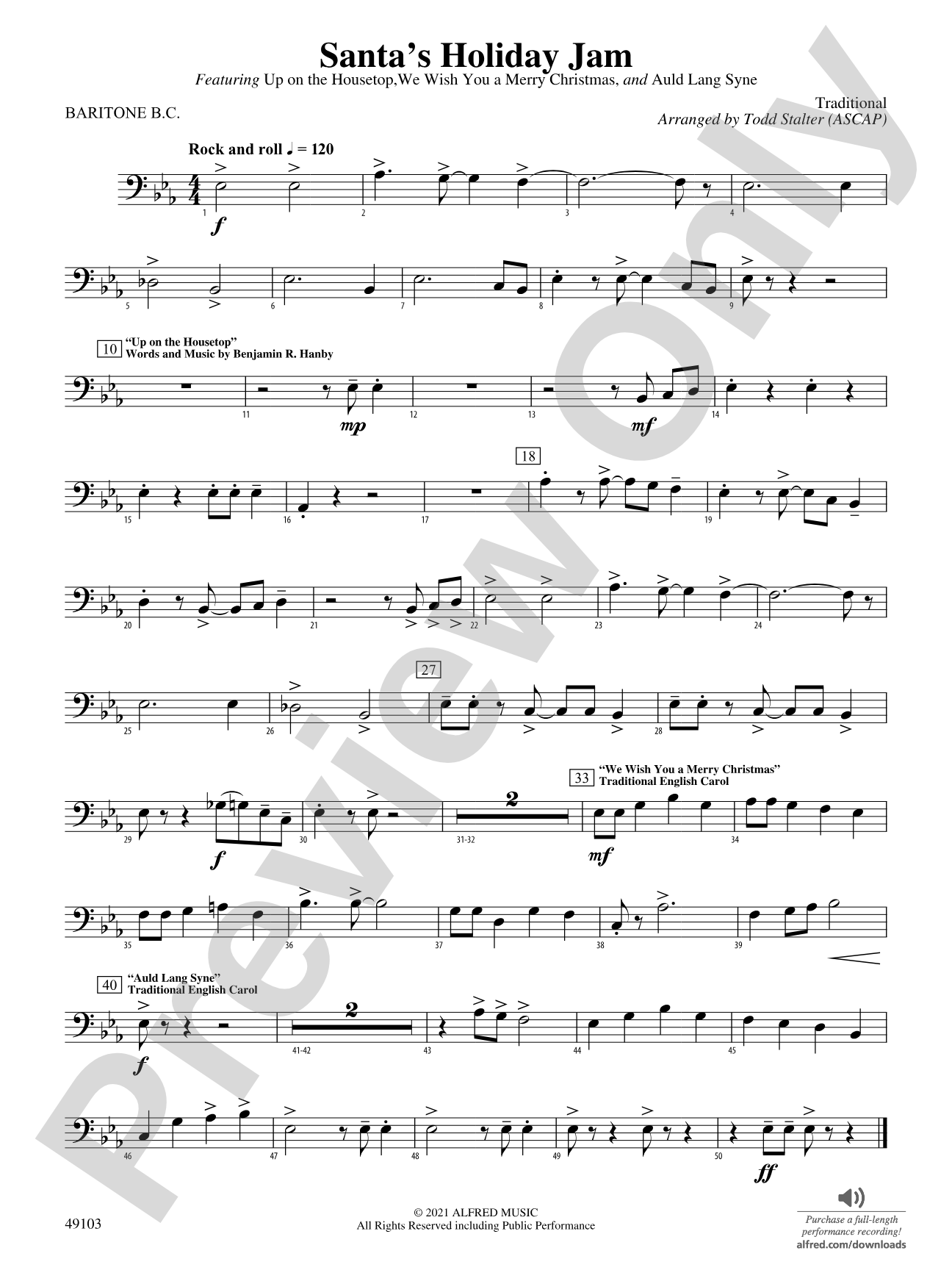 Santa's Holiday Jam: Baritone B.C.
