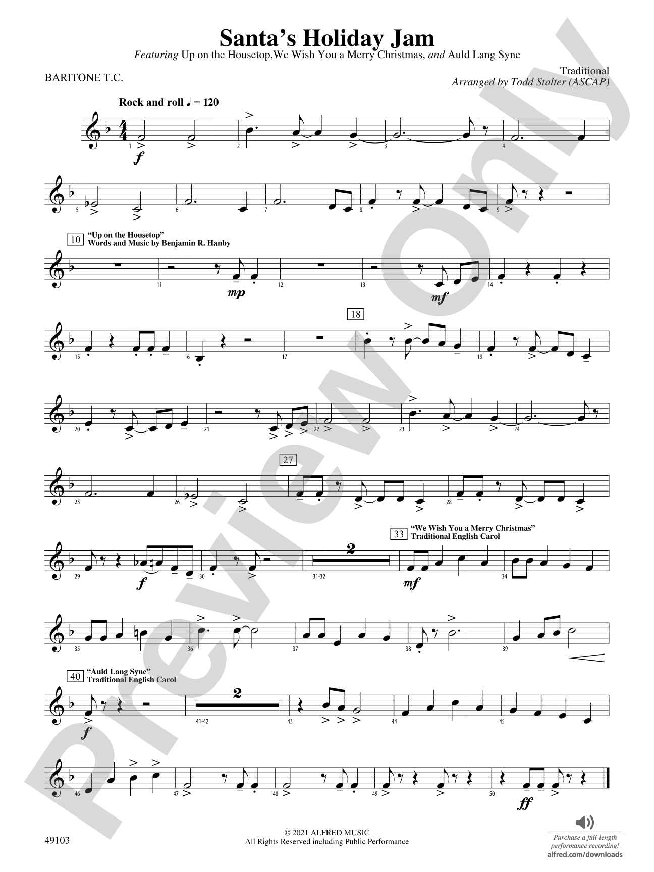 Santa's Holiday Jam: Baritone T.C.