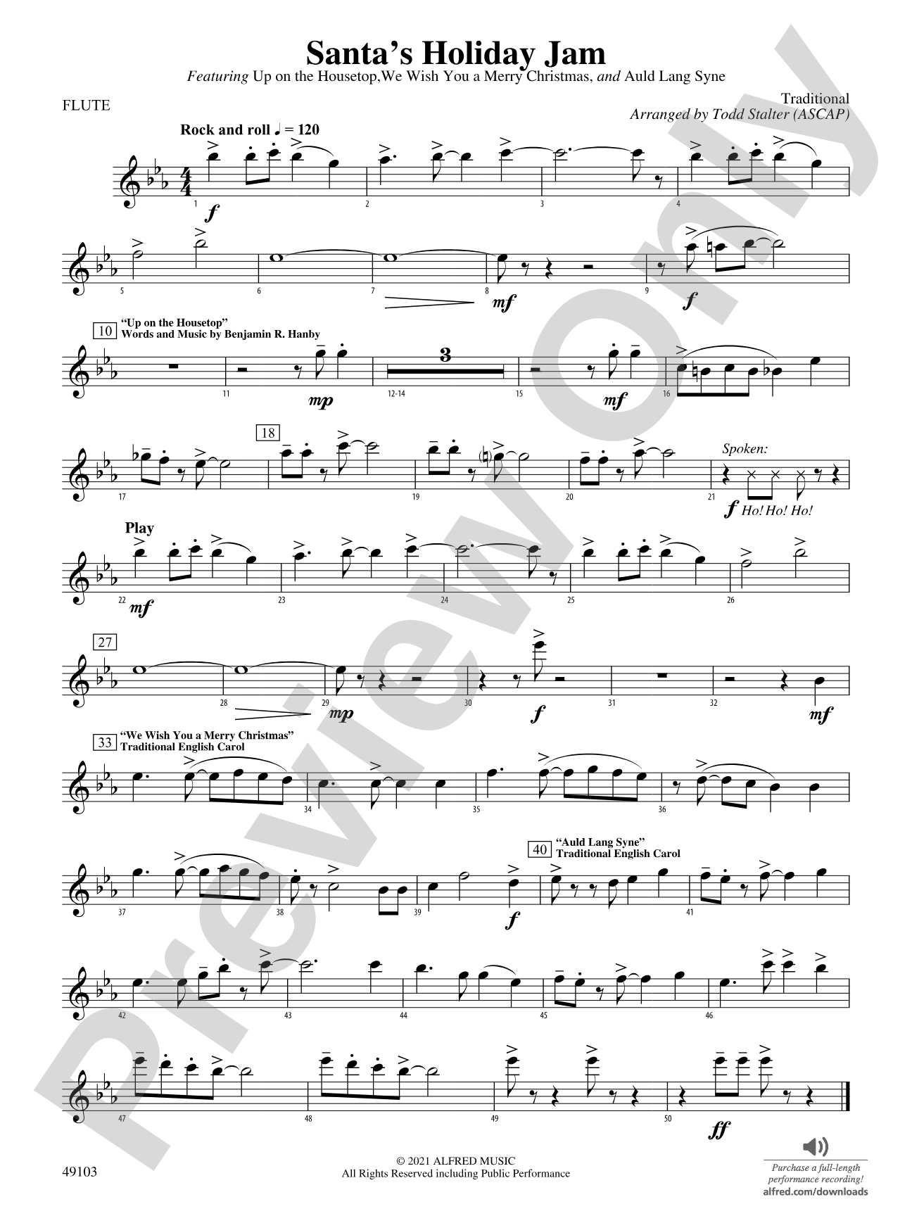 Santa's Holiday Jam: Flute