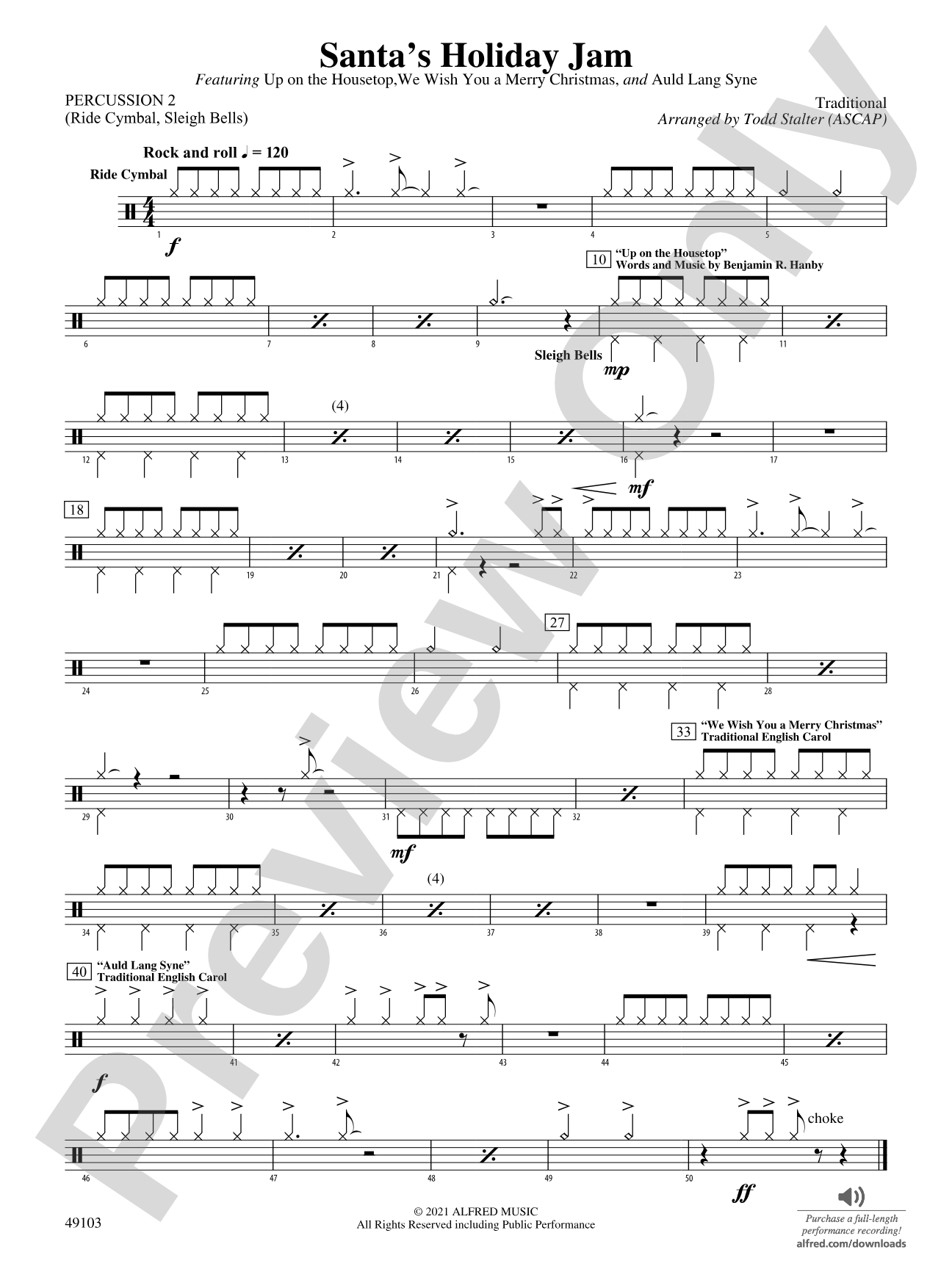 Santa's Holiday Jam: 2nd Percussion