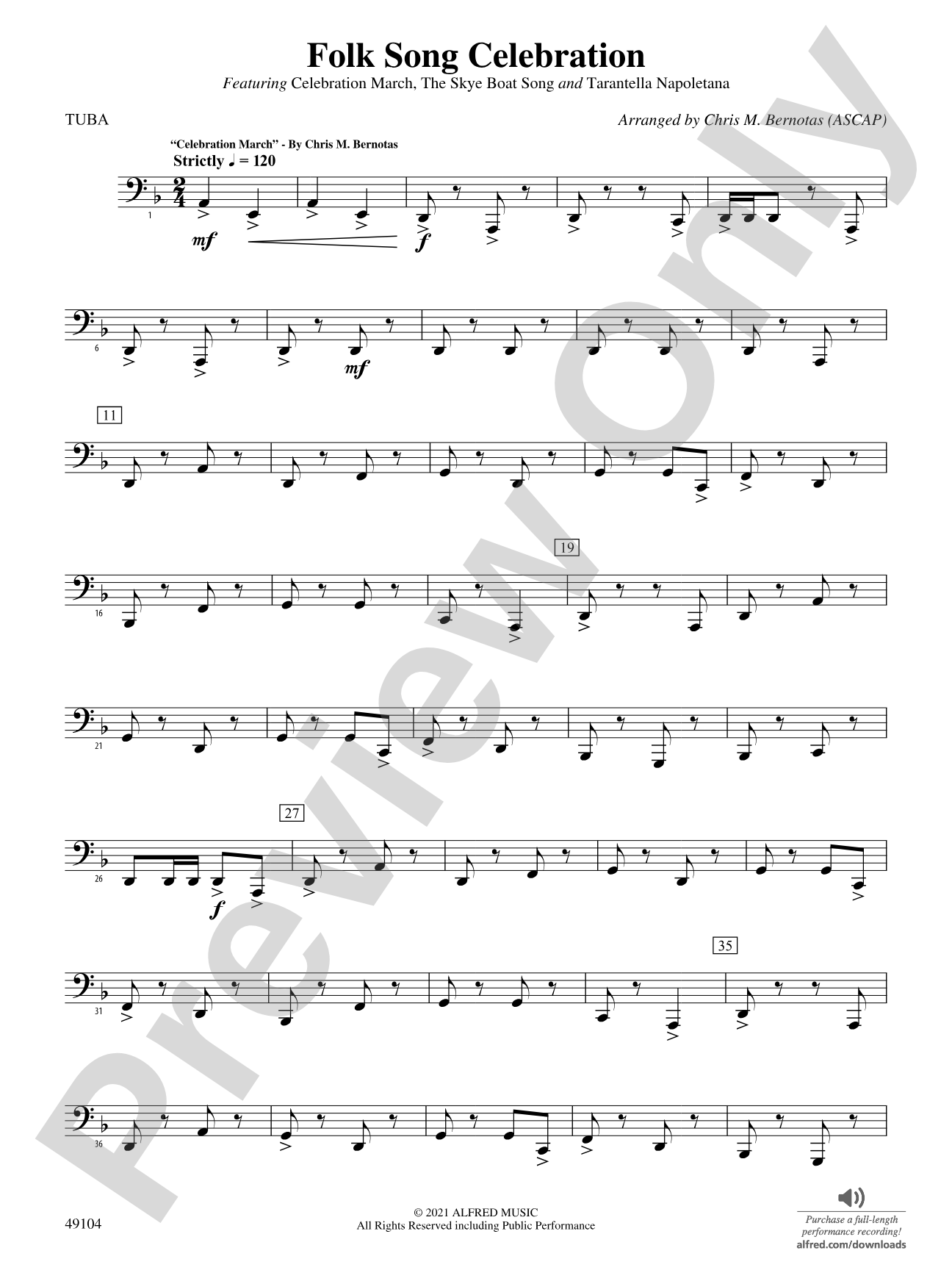 Folk Song Celebration: Tuba