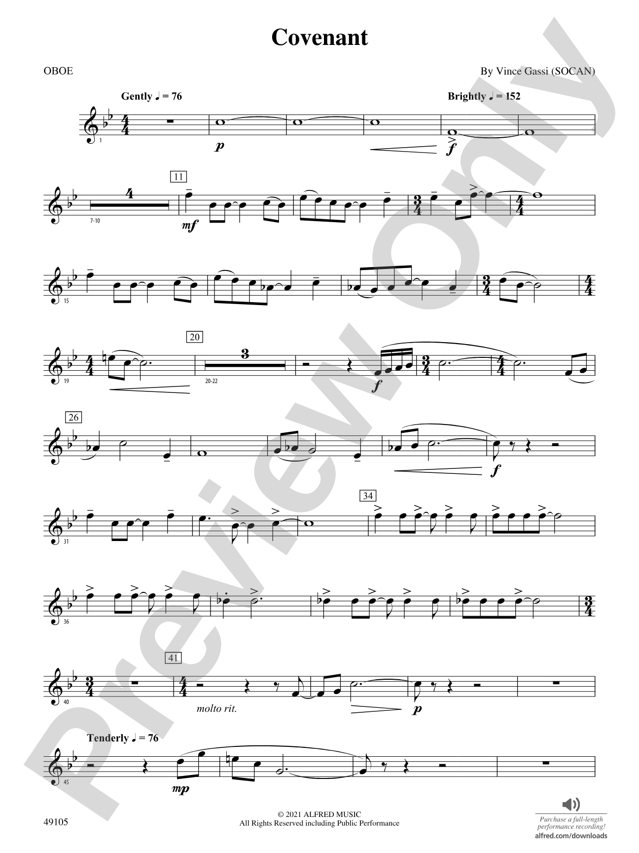 Covenant: Oboe