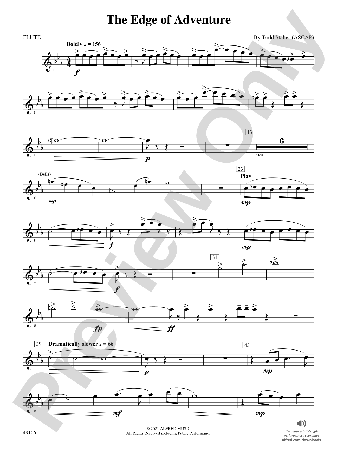 The Edge of Adventure: Flute