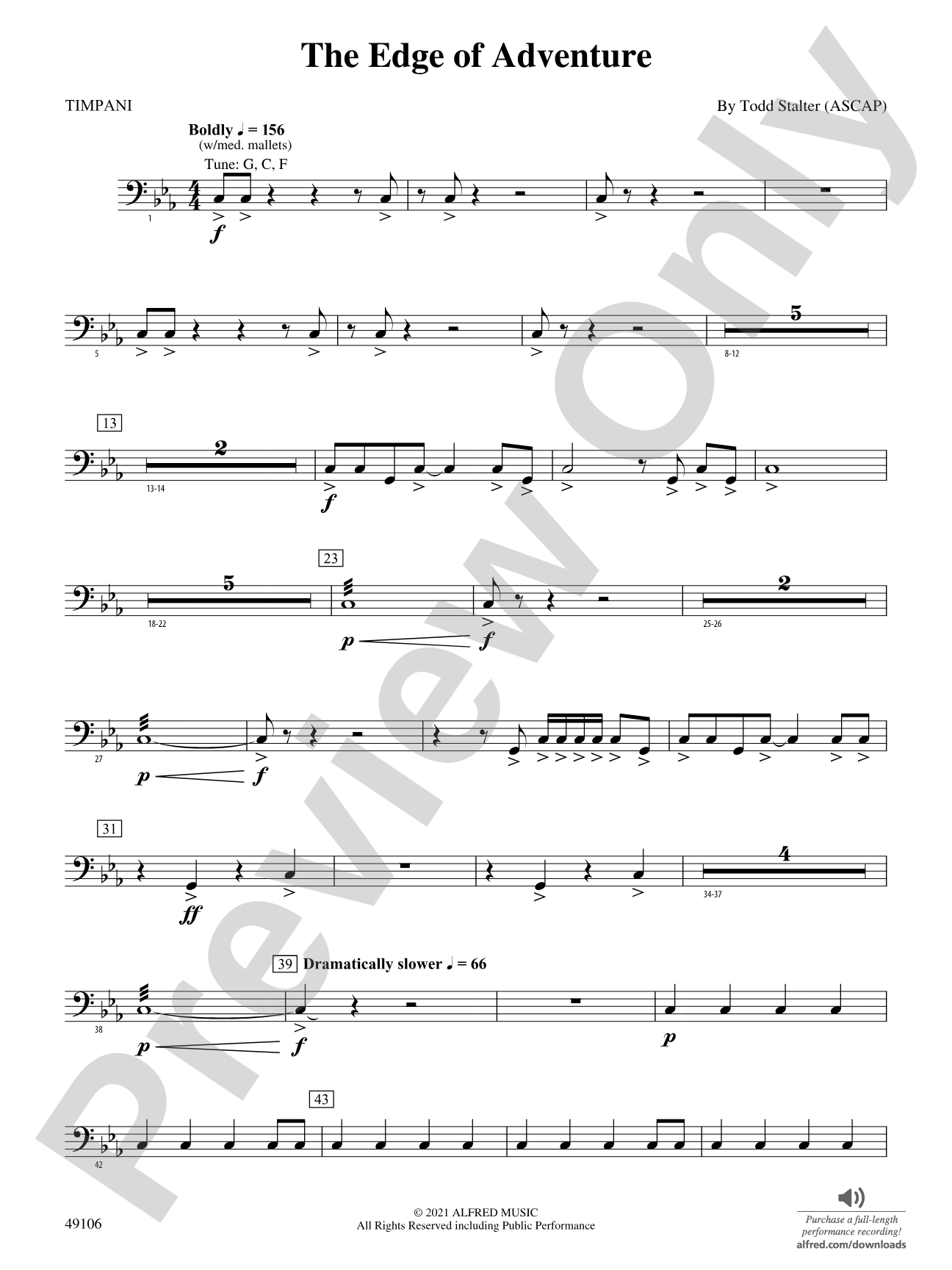 The Edge of Adventure: Timpani