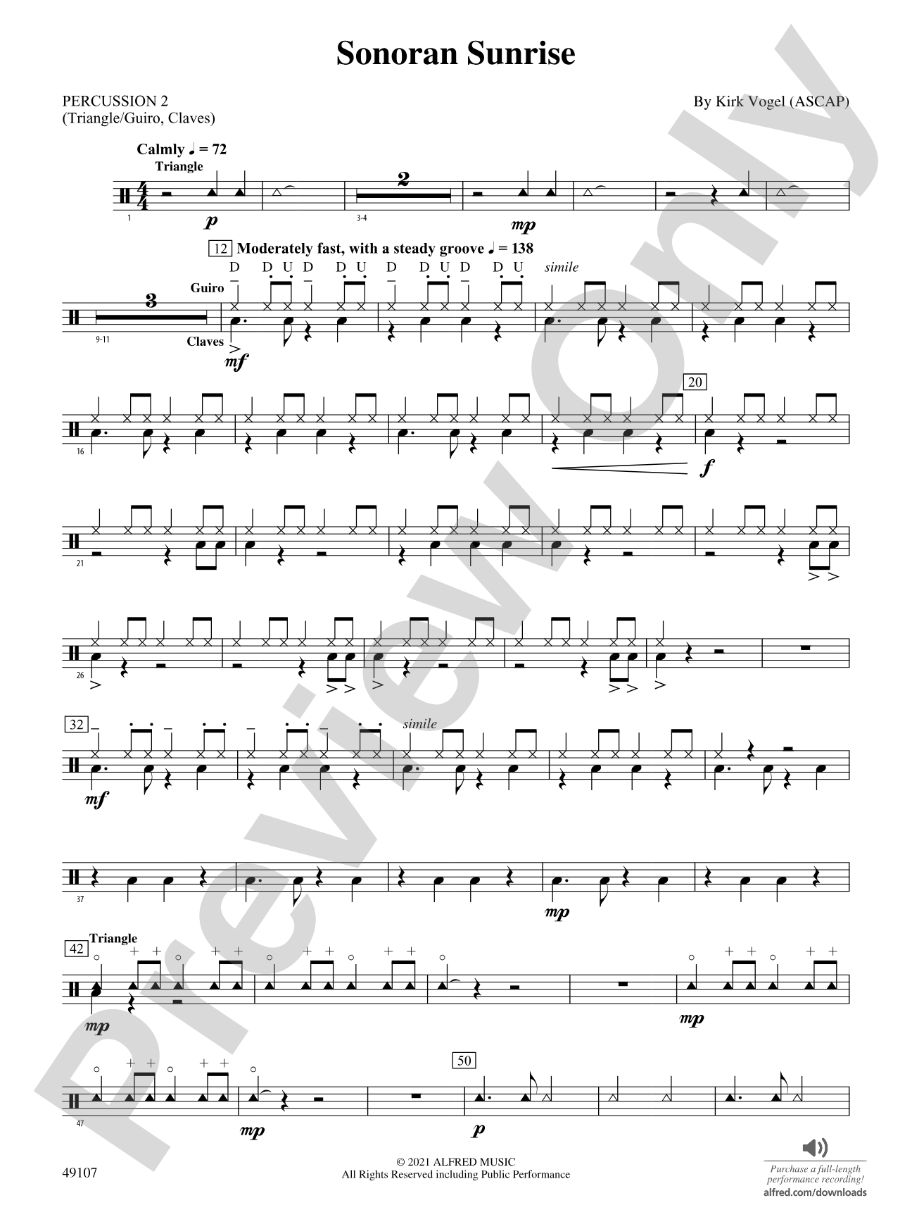 Sonoran Sunrise: 2nd Percussion