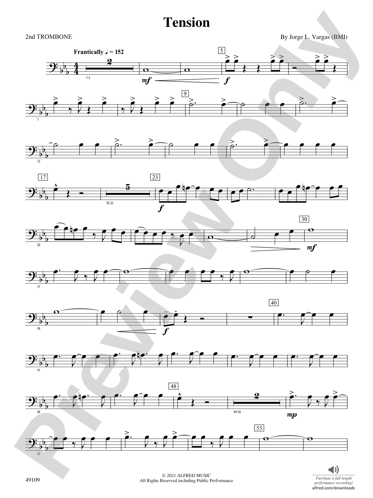 Tension: 2nd Trombone