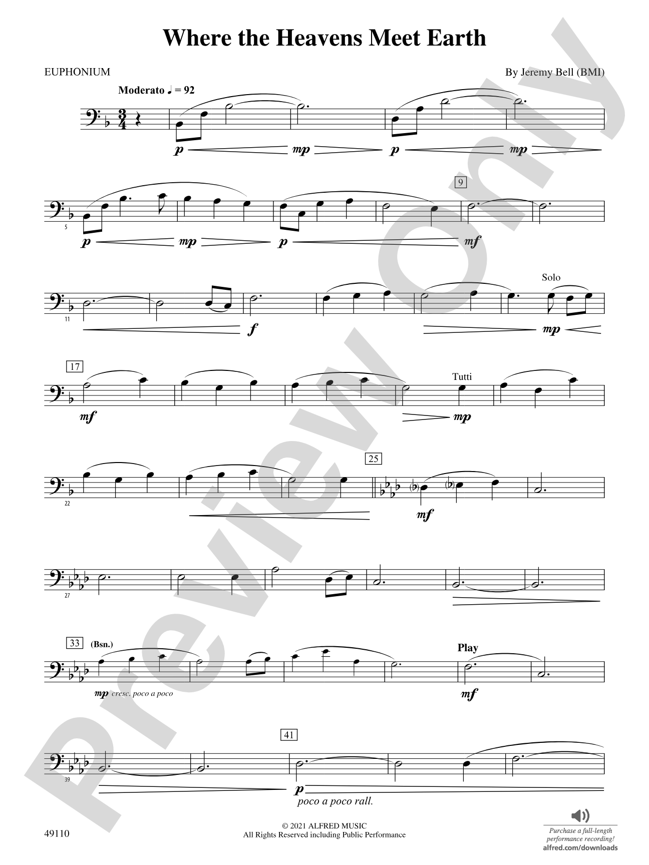 Where the Heavens Meet Earth: Baritone B.C.