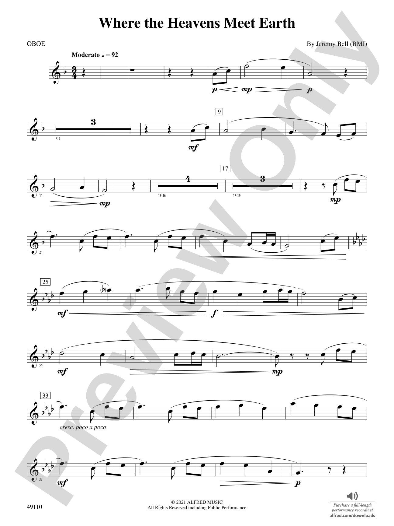 Where the Heavens Meet Earth: Oboe
