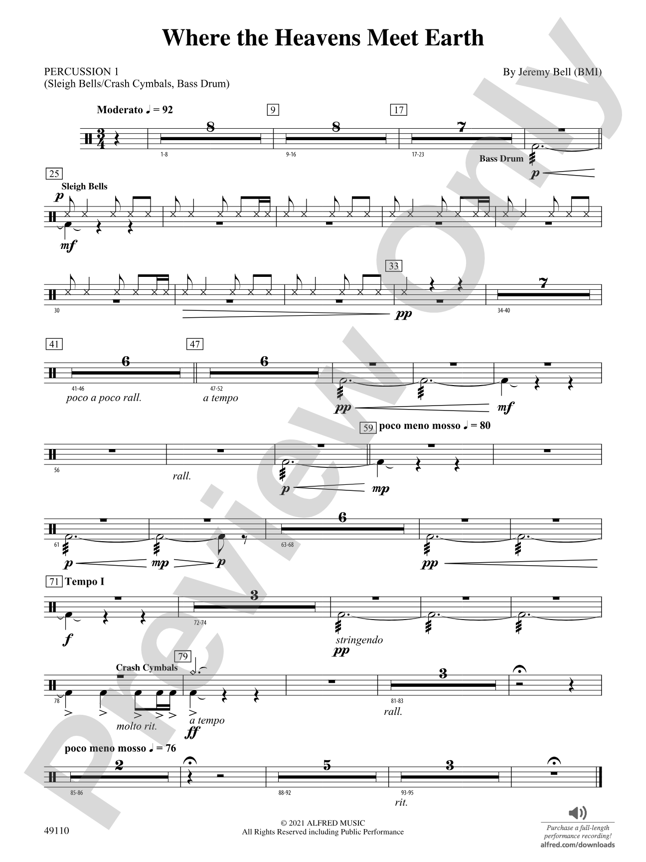 Where the Heavens Meet Earth: 1st Percussion