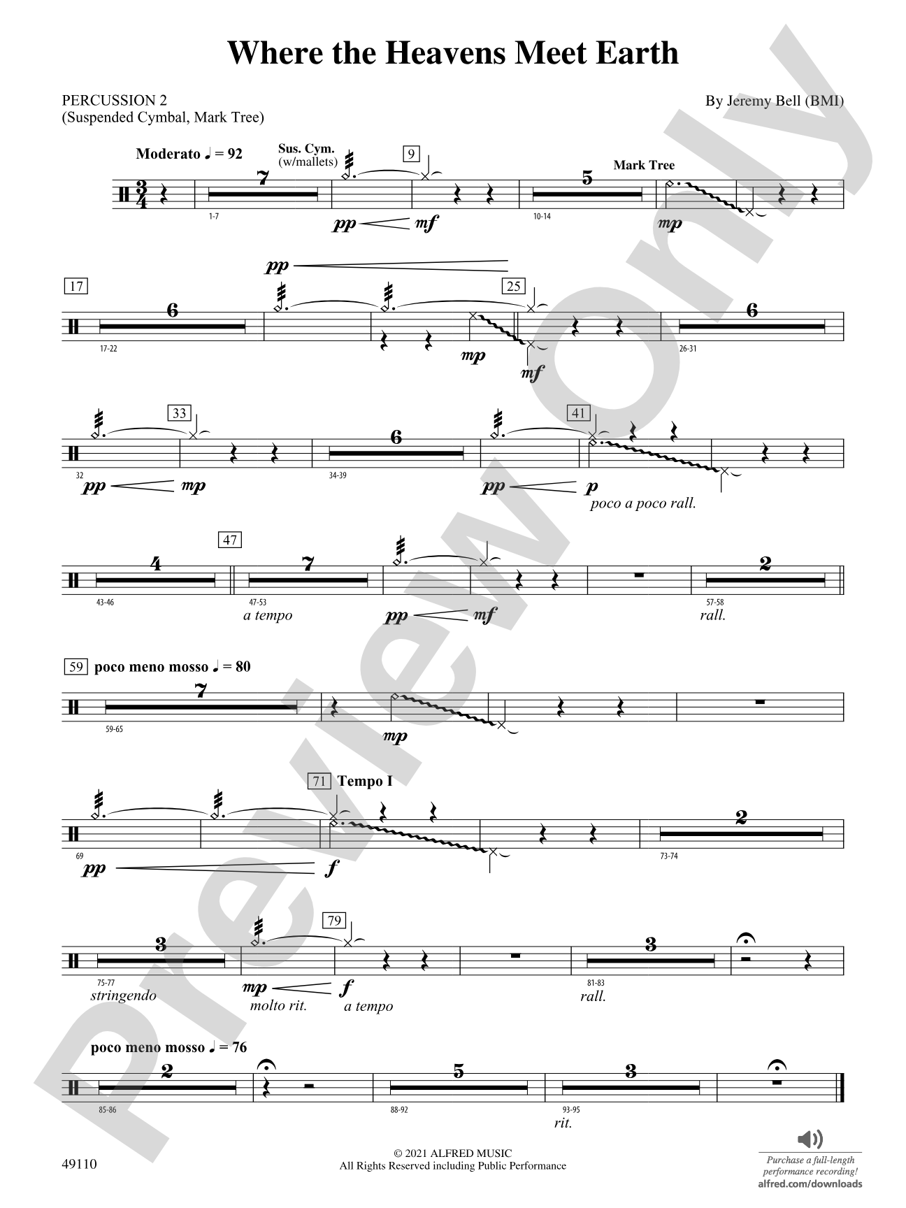 Where the Heavens Meet Earth: 2nd Percussion