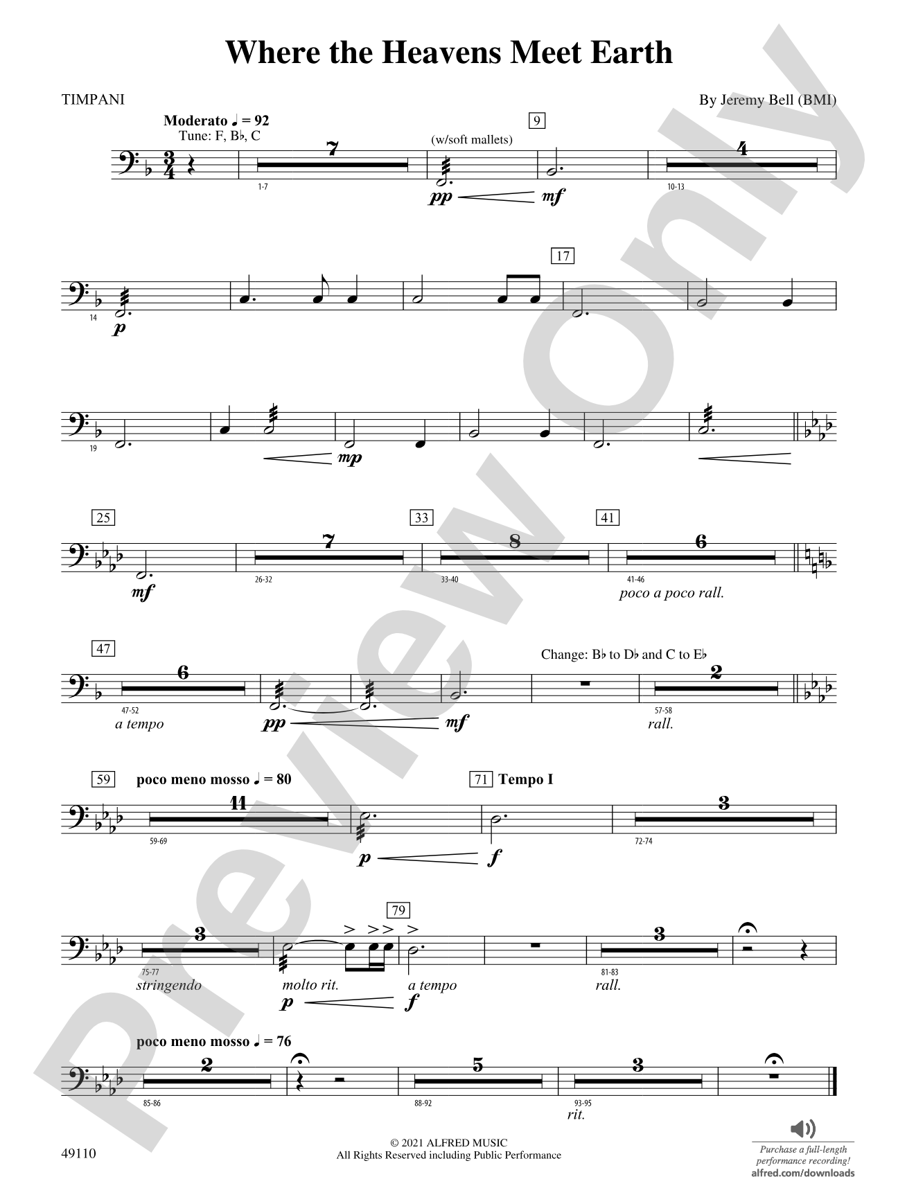 Where the Heavens Meet Earth: Timpani