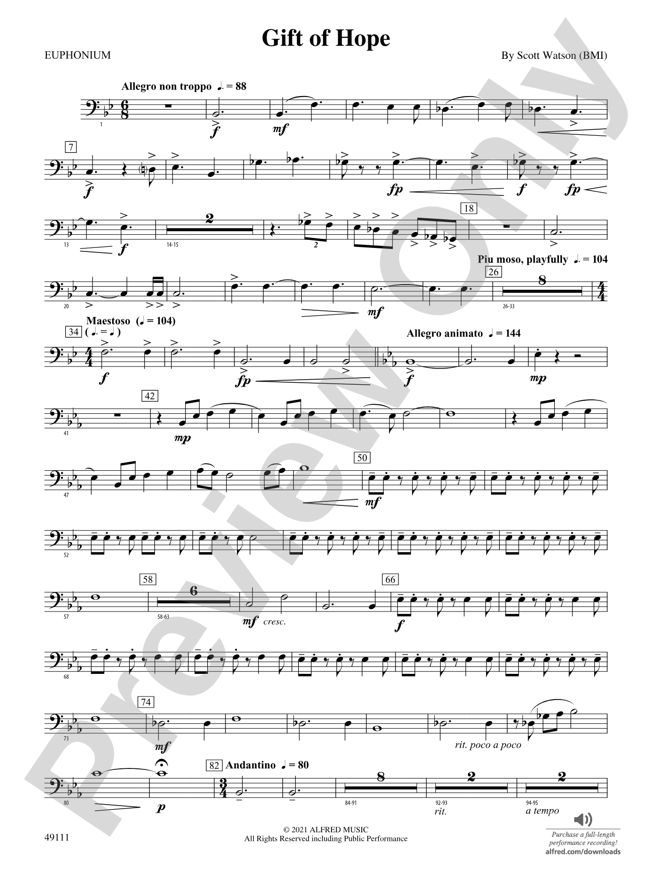 Gift of Hope: Baritone B.C.