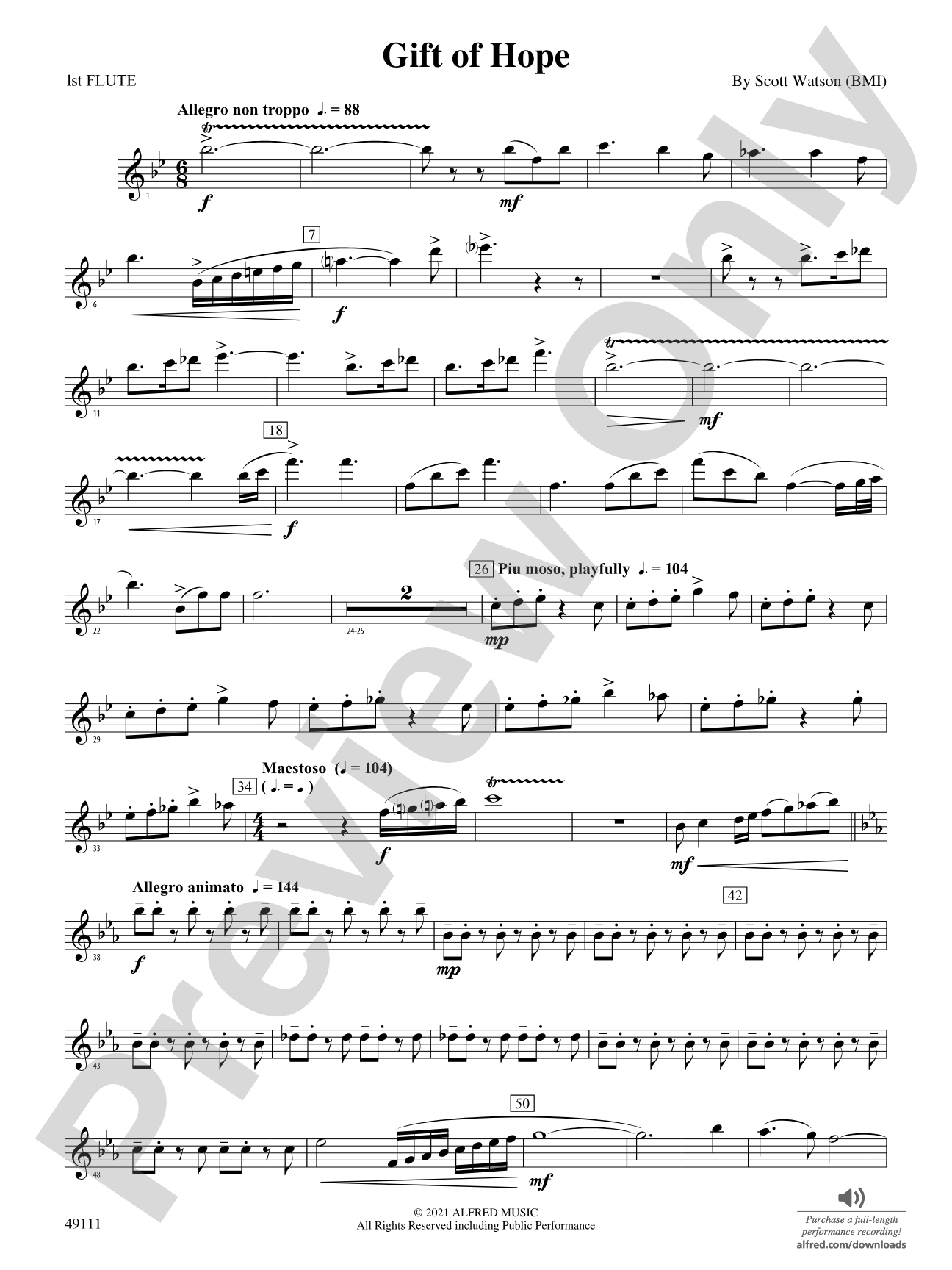 Gift of Hope: Flute