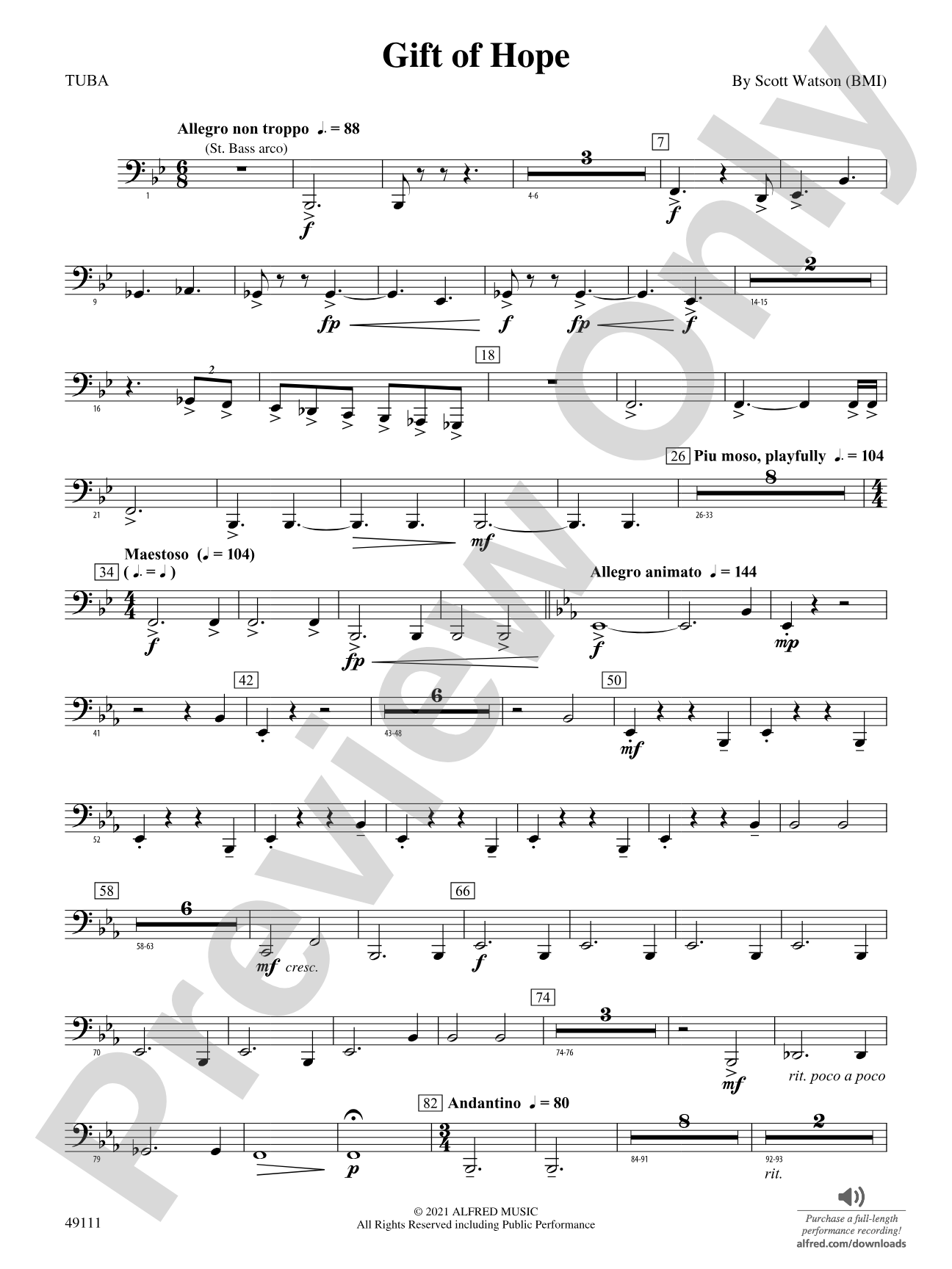 Gift of Hope: Tuba