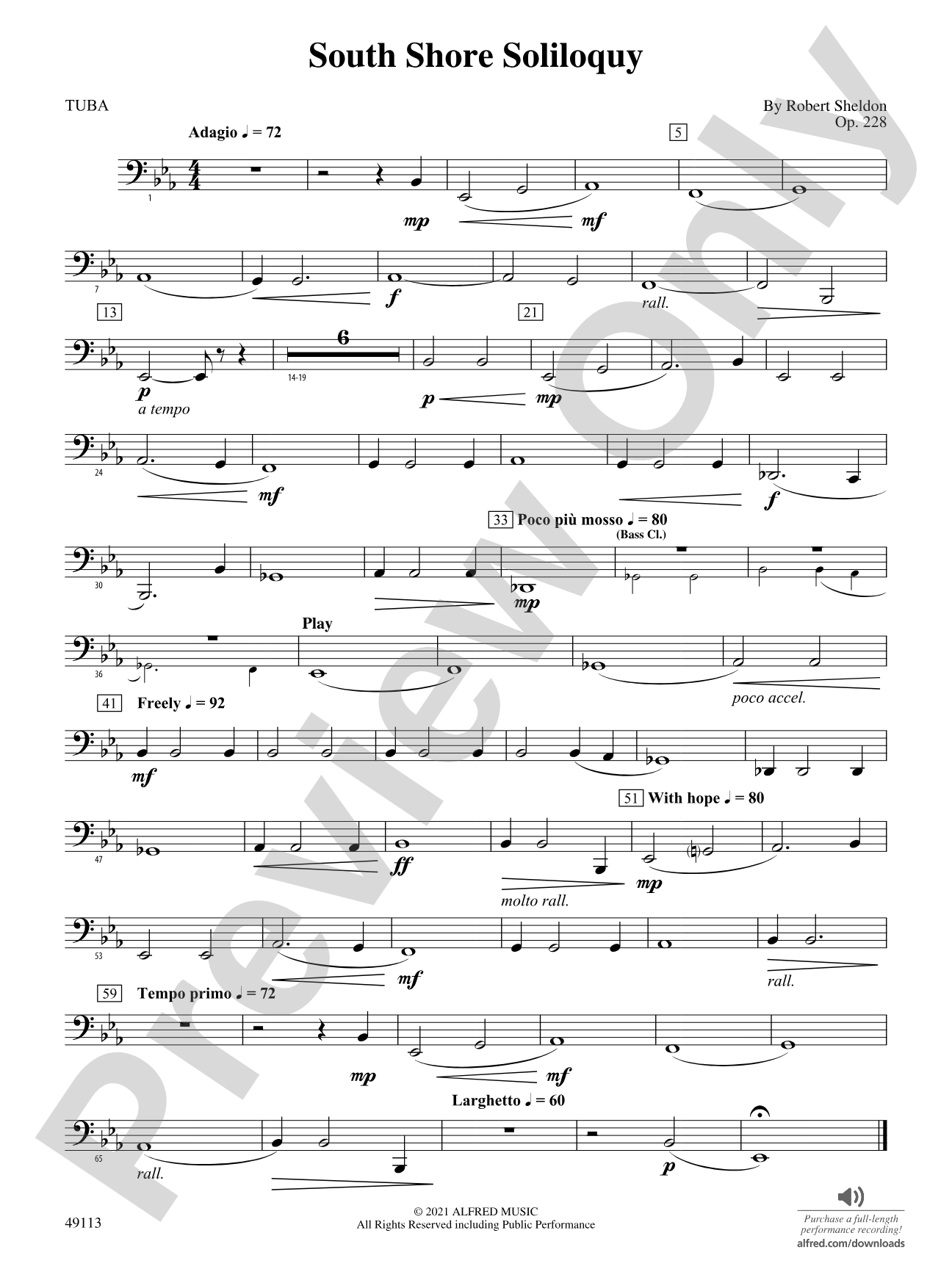 South Shore Soliloquy: Tuba