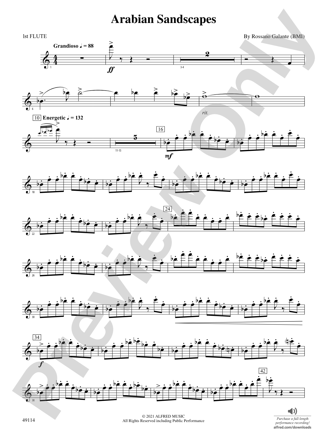 Arabian Sandscapes: Flute