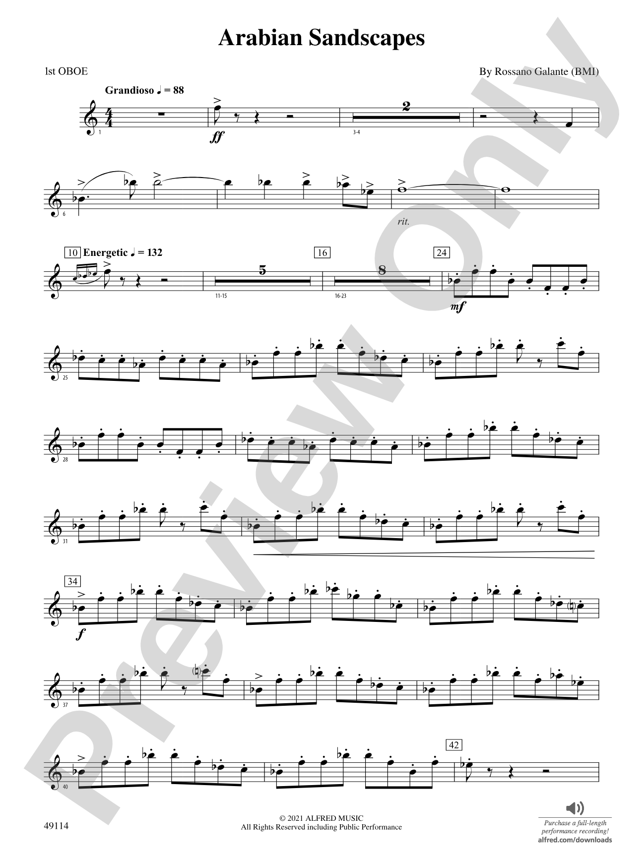 Arabian Sandscapes: Oboe