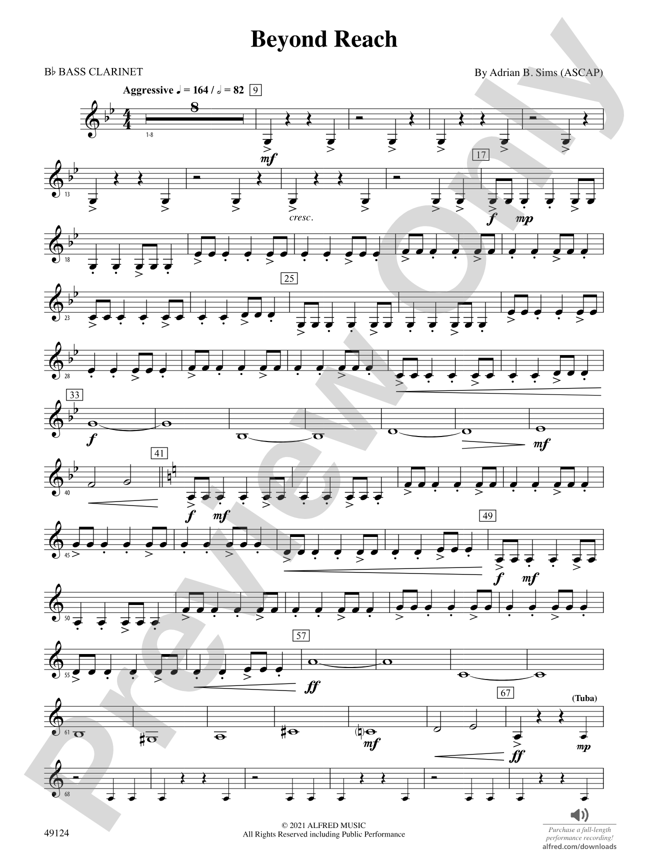 Beyond Reach: B-flat Bass Clarinet