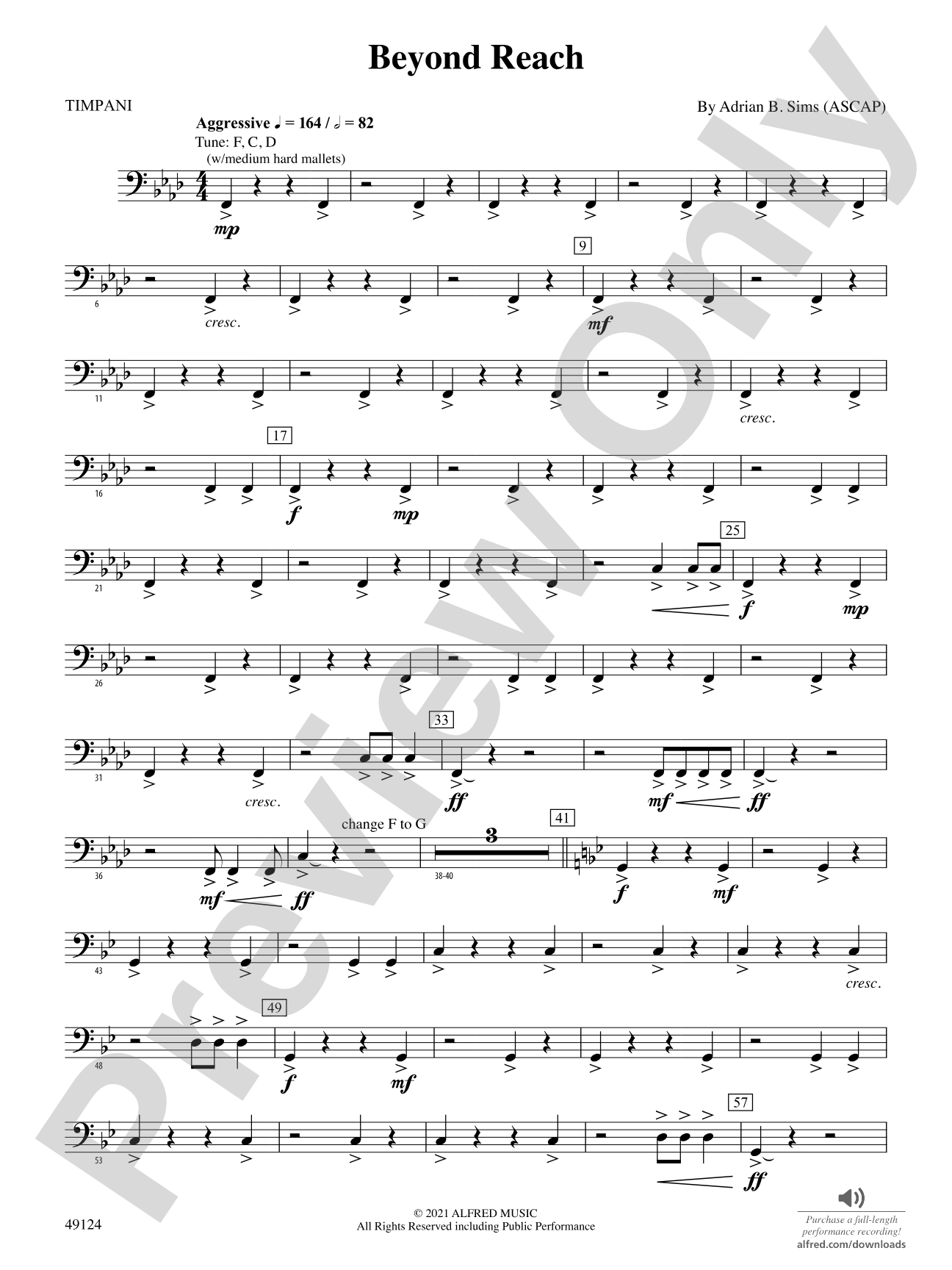 Beyond Reach: Timpani