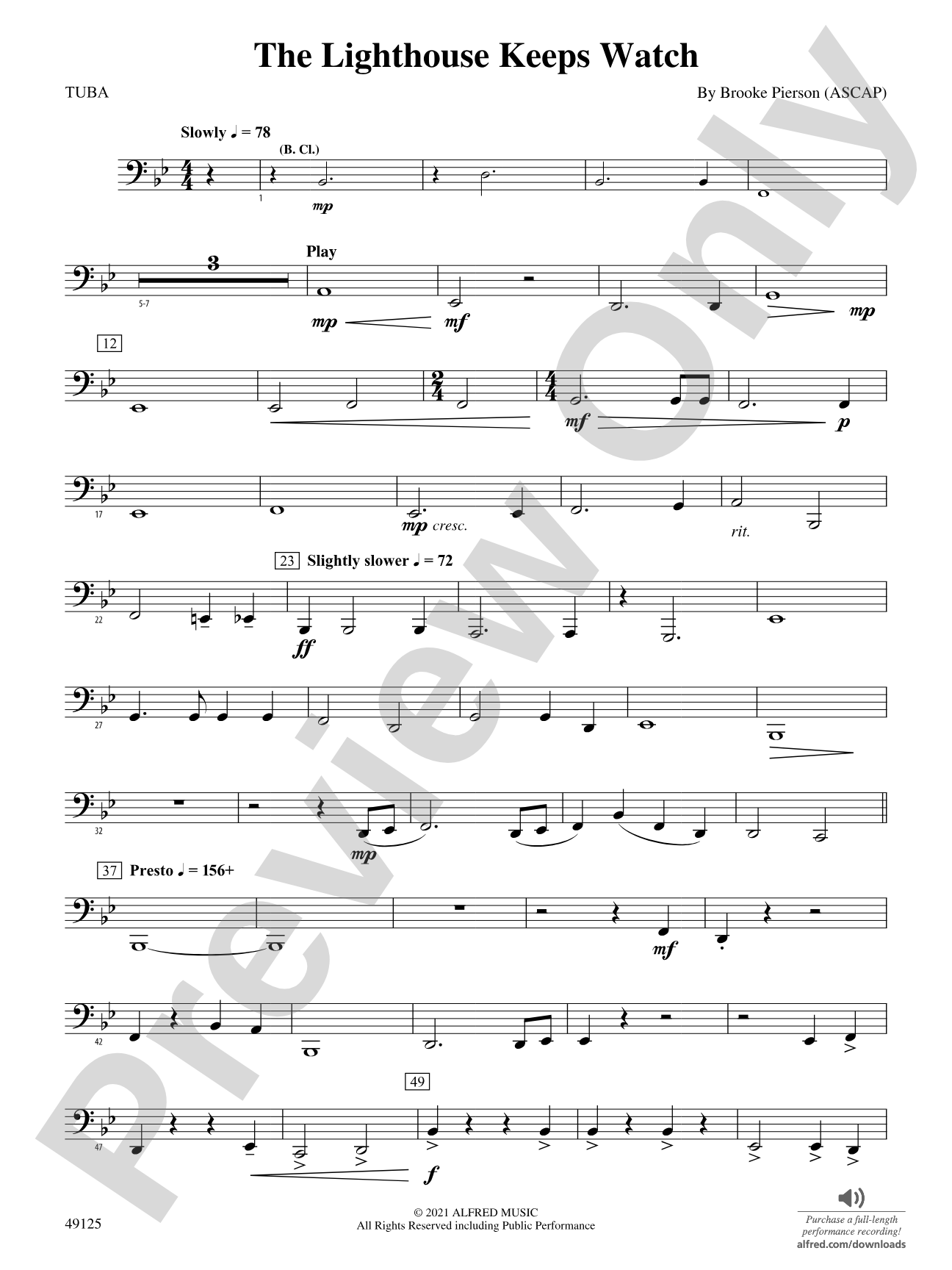The Lighthouse Keeps Watch: Tuba