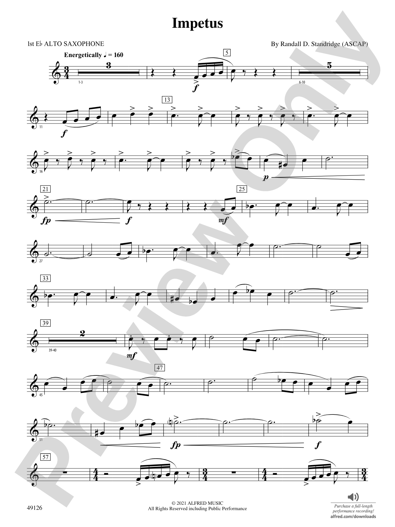 Impetus: E-flat Alto Saxophone
