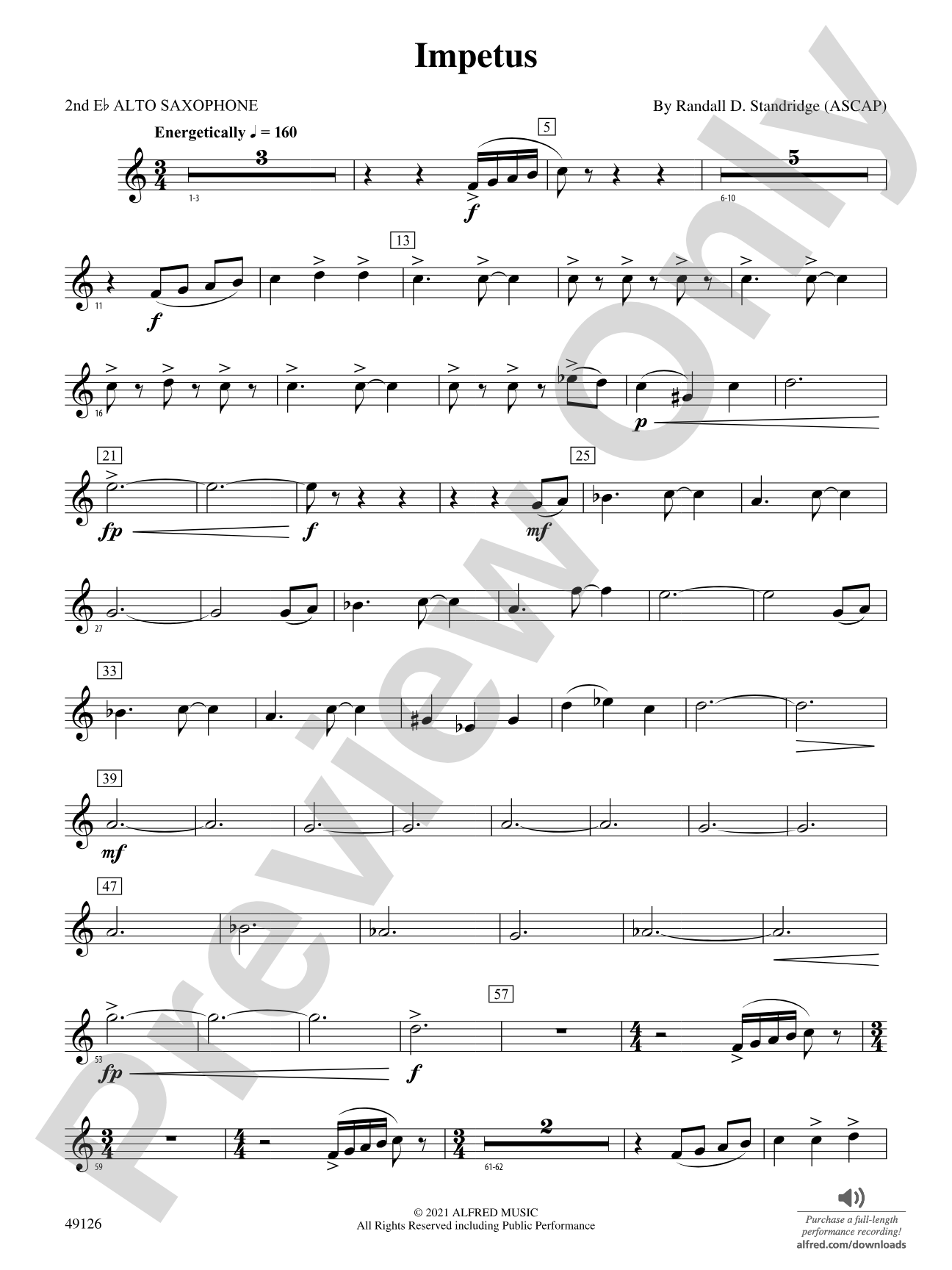 Impetus: 2nd E-flat Alto Saxophone