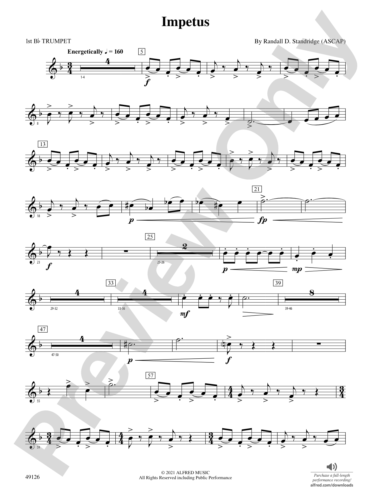 Impetus: 1st B-flat Trumpet