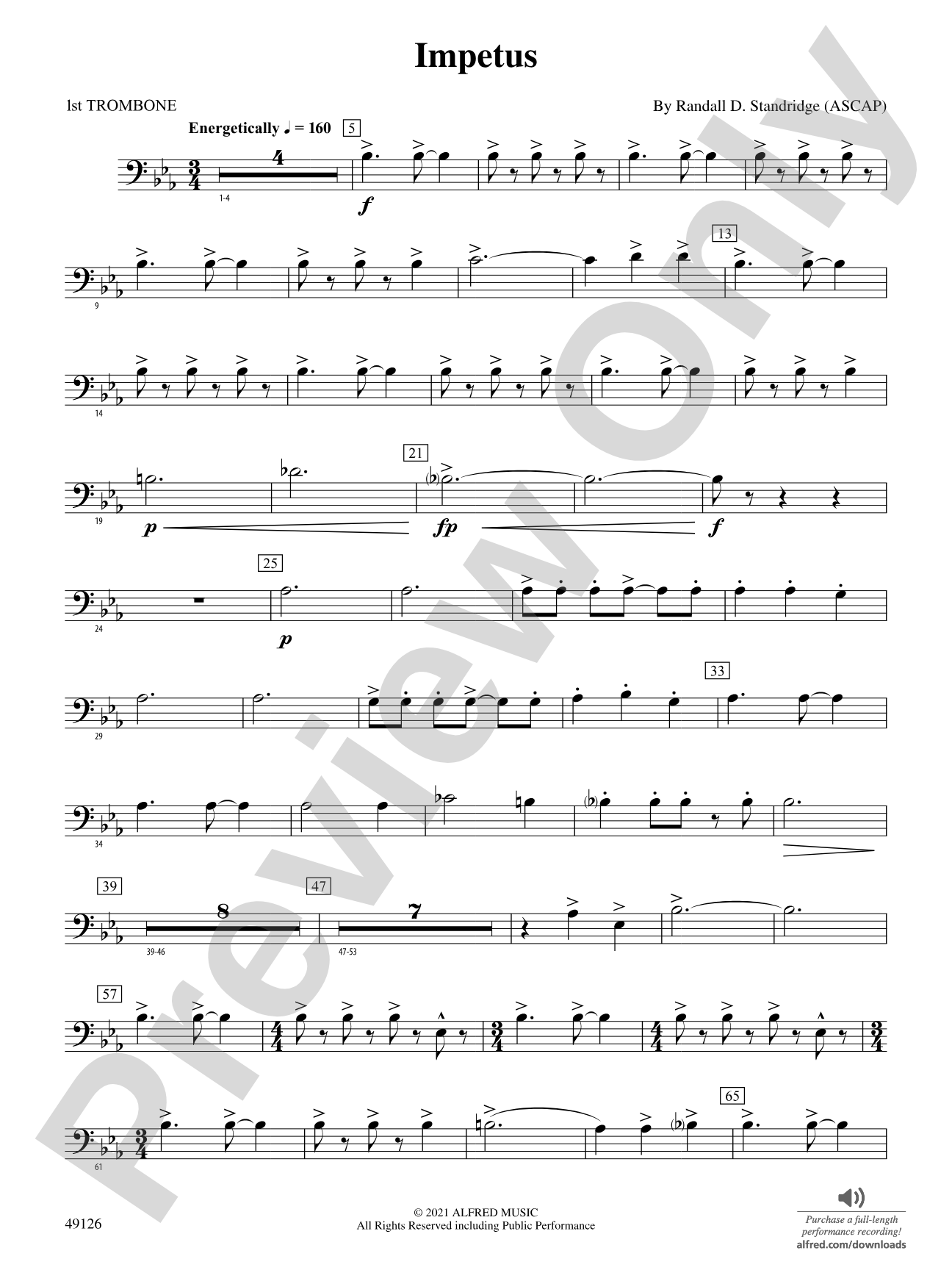Impetus: 1st Trombone