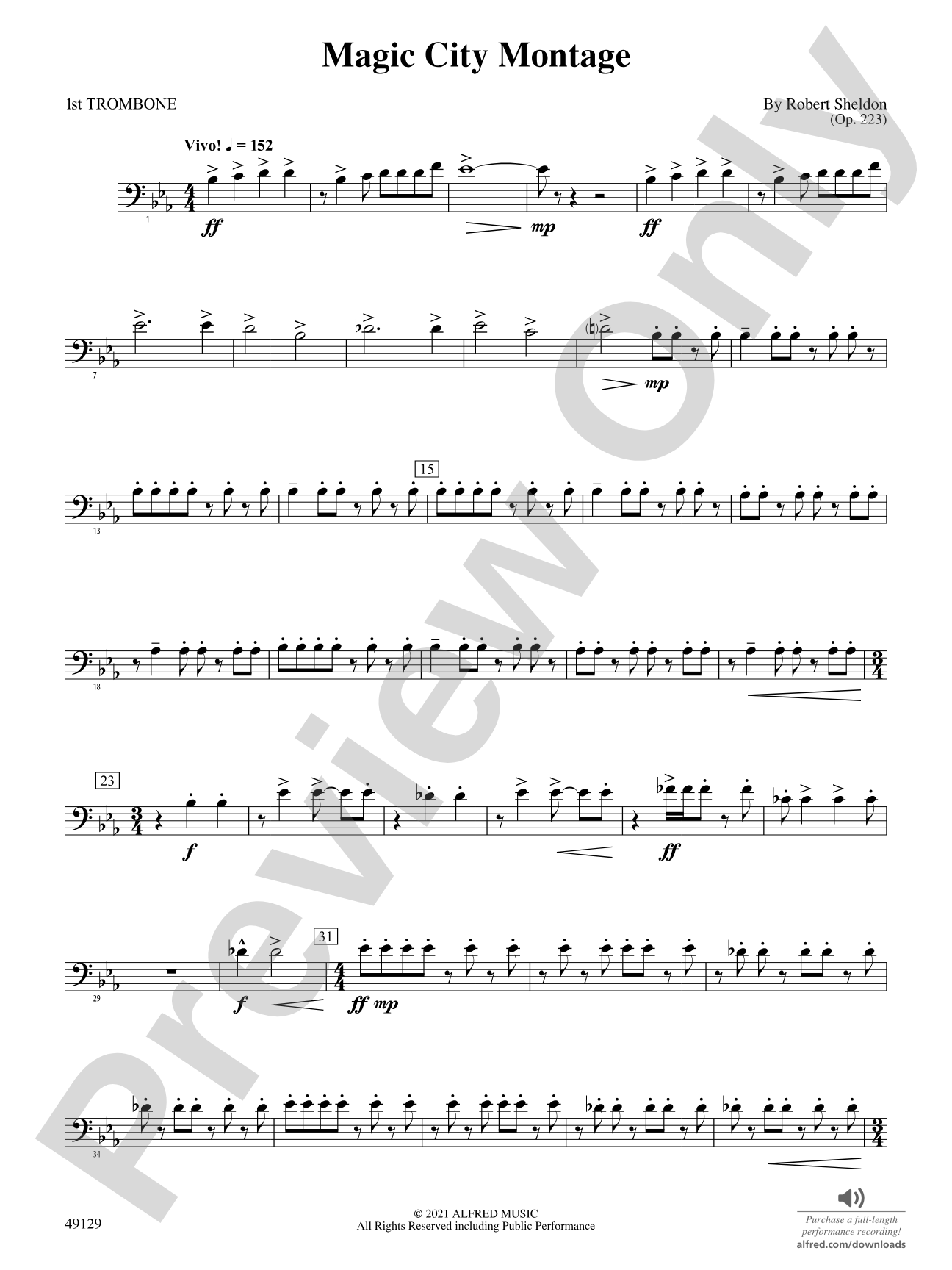 Magic City Montage: 1st Trombone