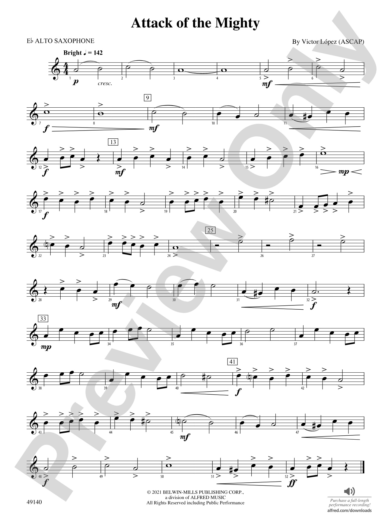 Attack of the Mighty: E-flat Alto Saxophone