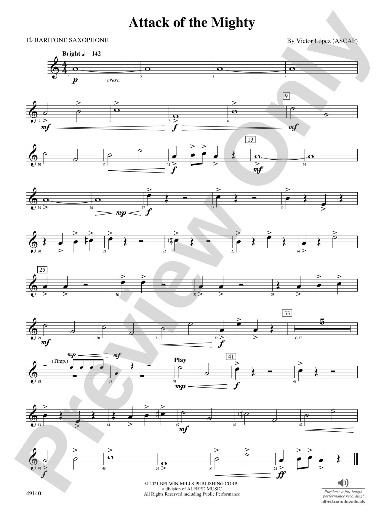 Attack of the Mighty: E-flat Baritone Saxophone