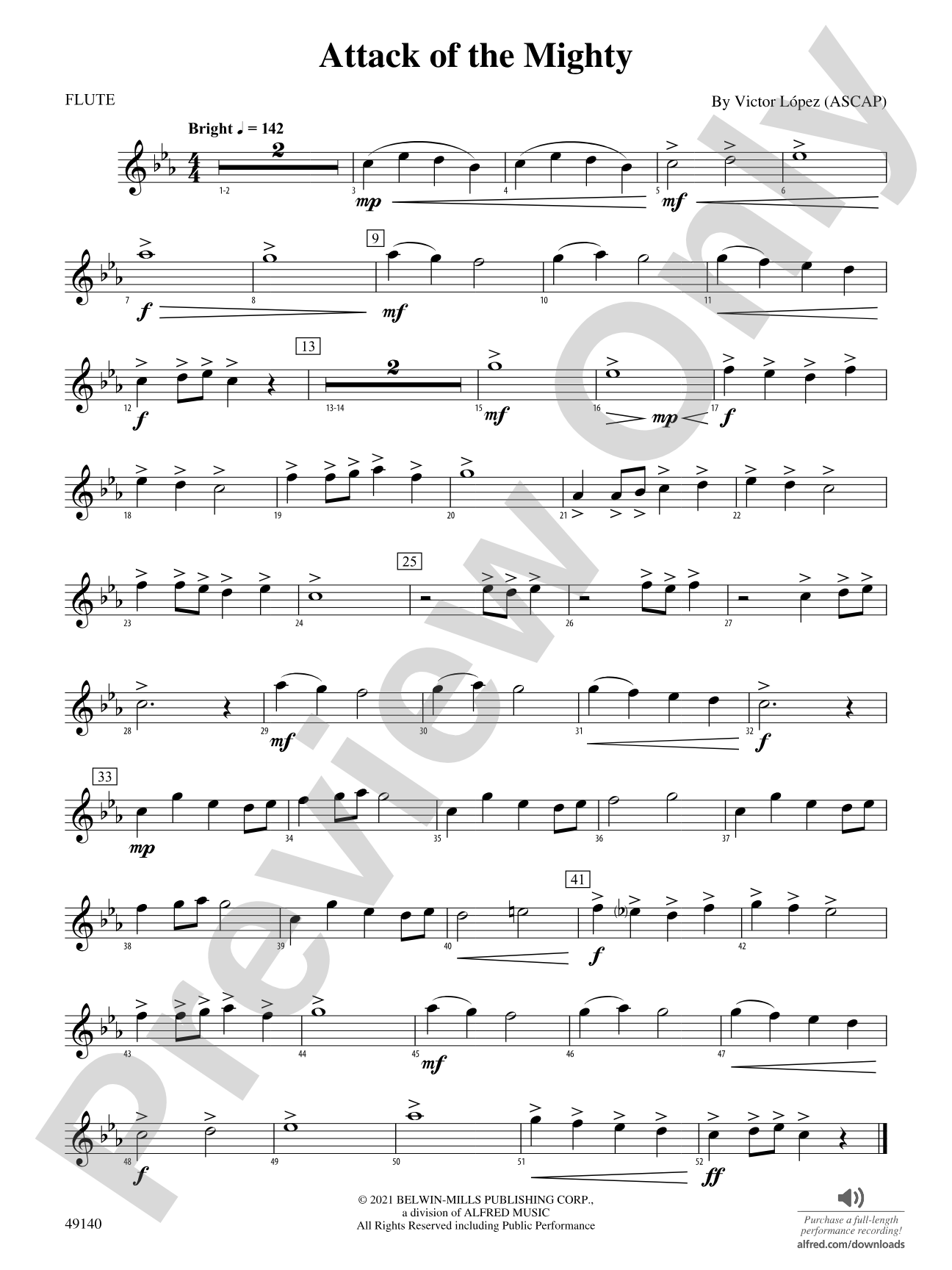 Attack of the Mighty: Flute