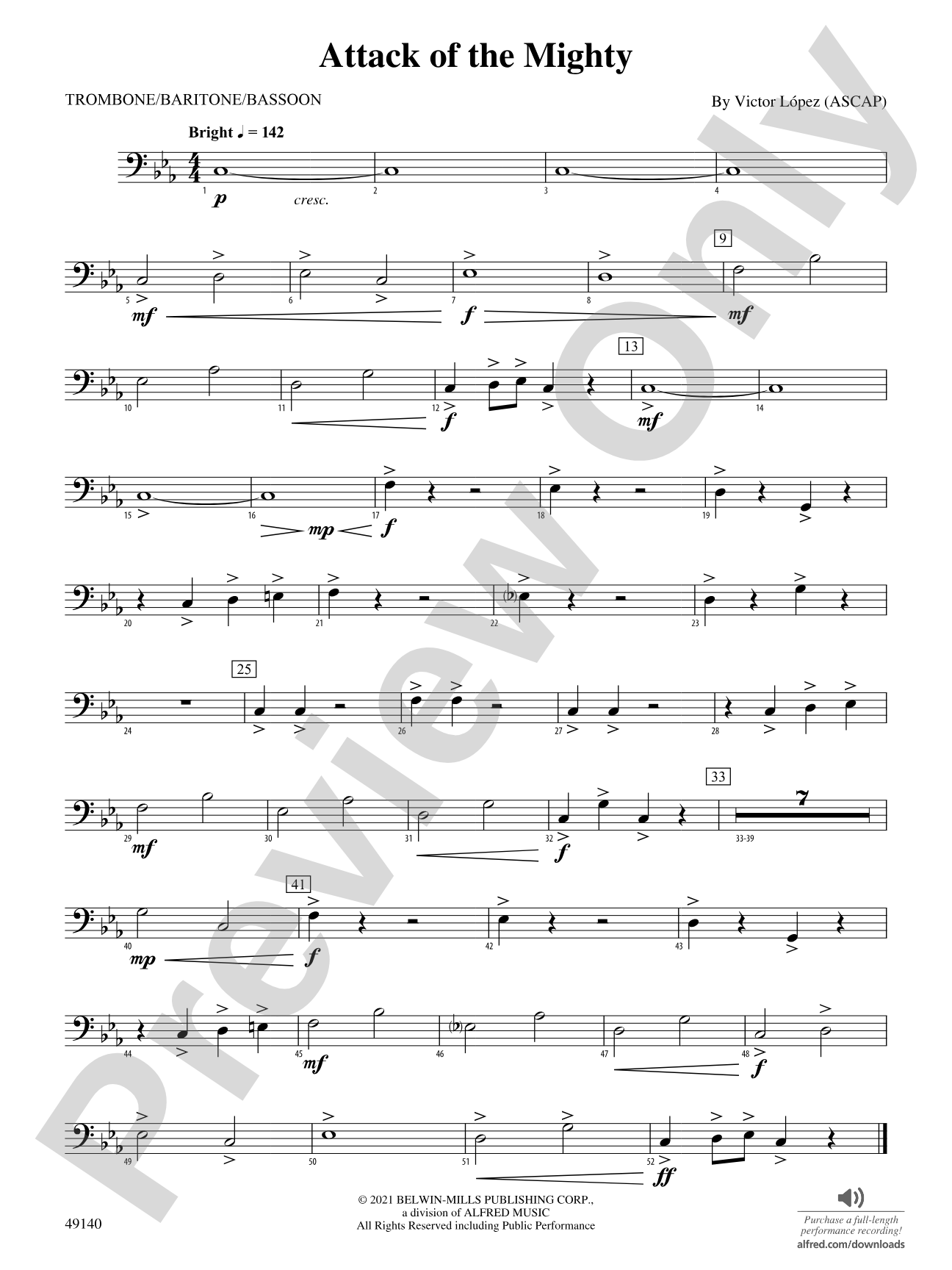 Attack of the Mighty: 1st Trombone