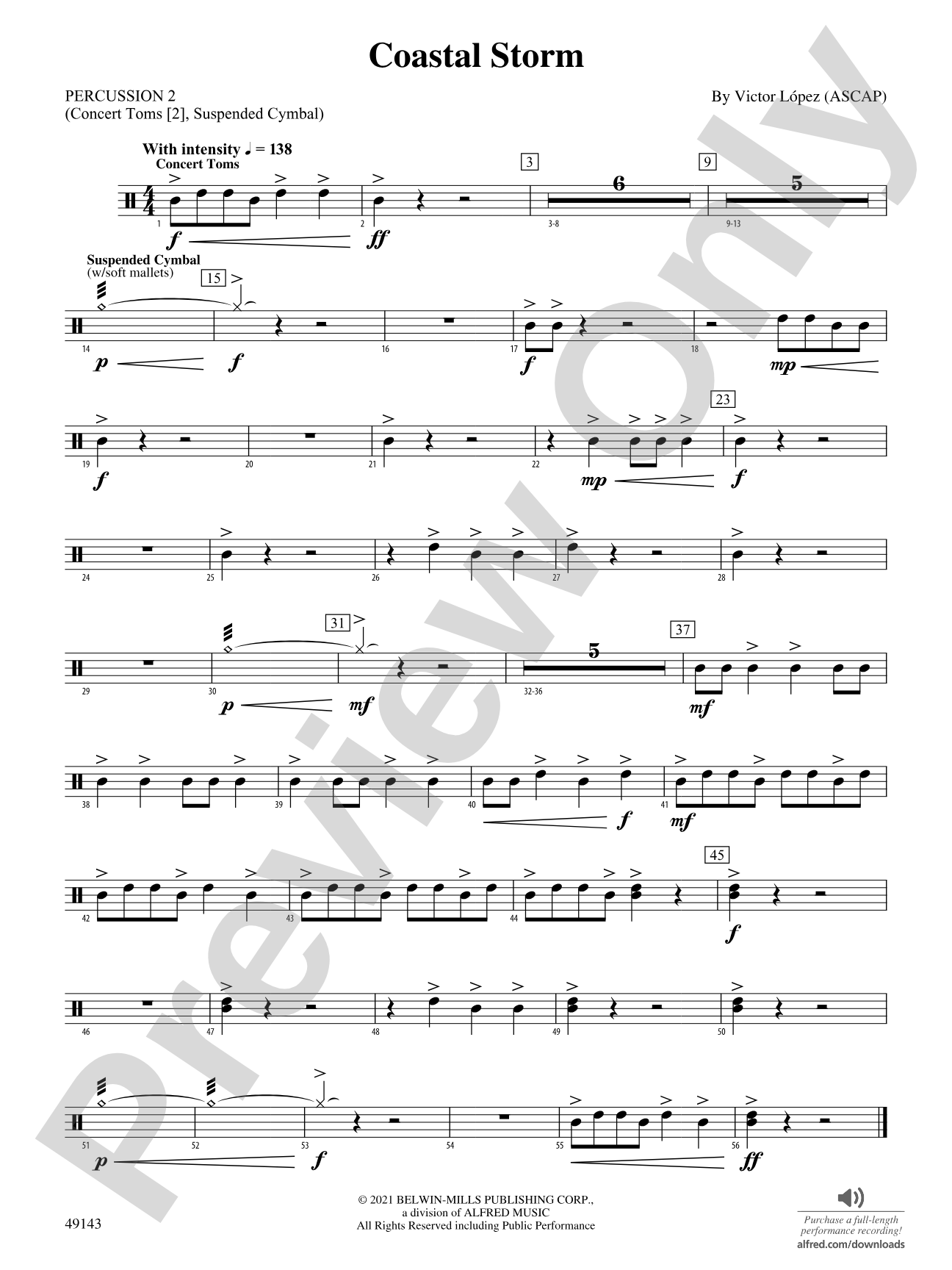 Coastal Storm: 2nd Percussion