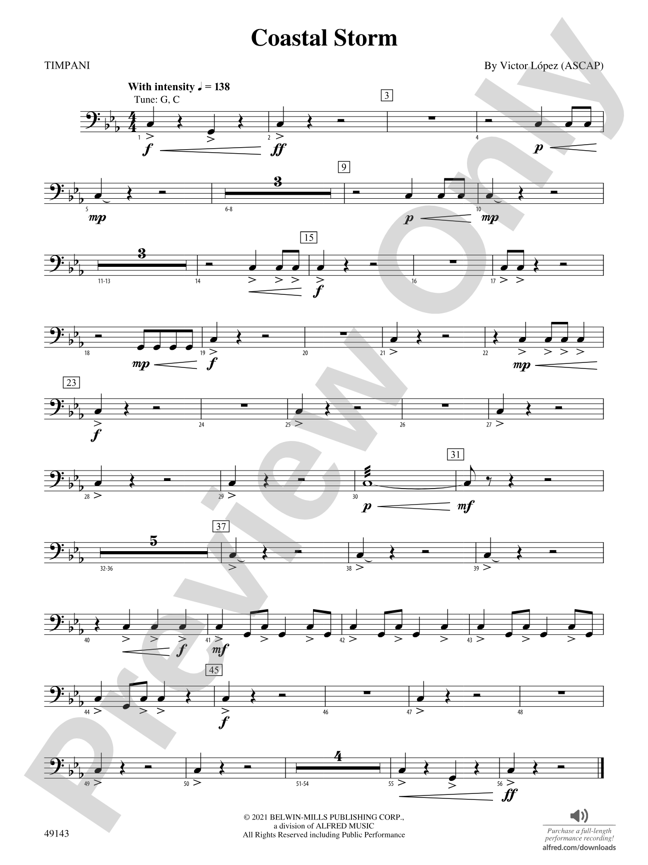 Coastal Storm: Timpani