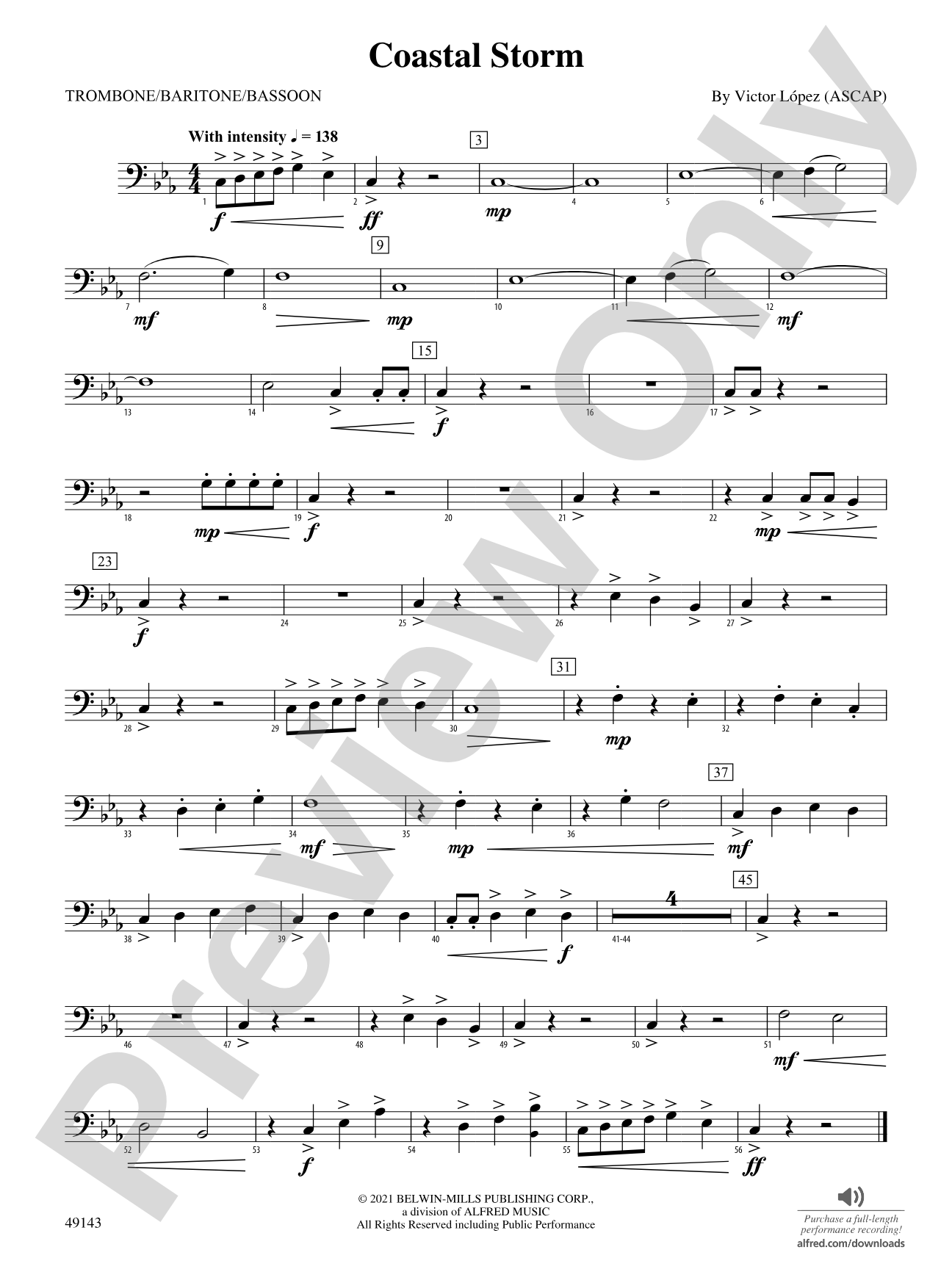 Coastal Storm: 1st Trombone