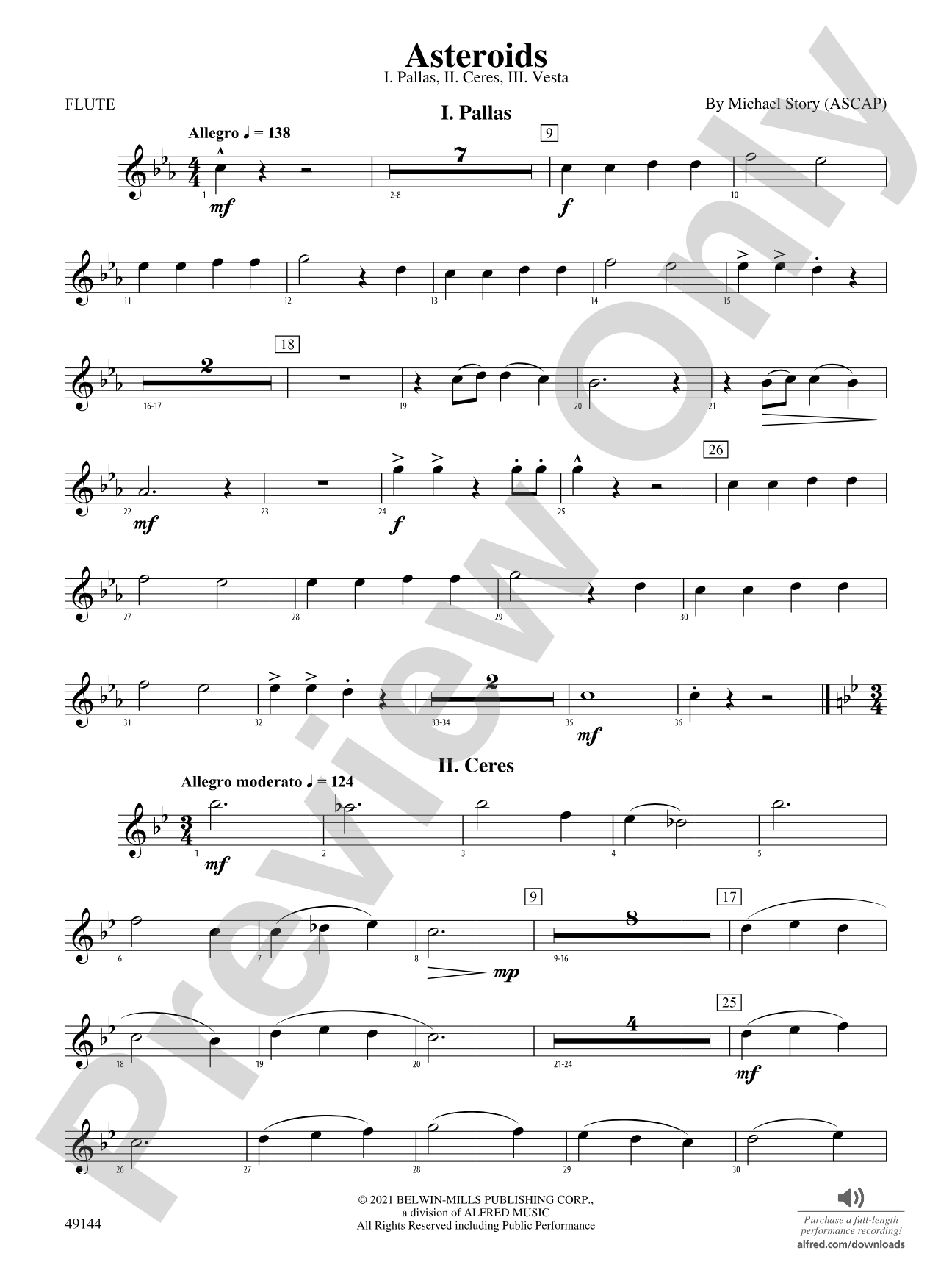 Asteroids: Flute