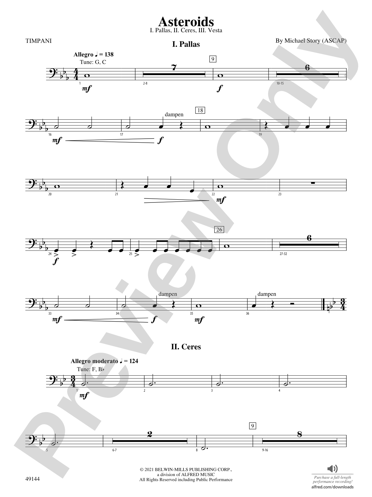 Asteroids: Timpani