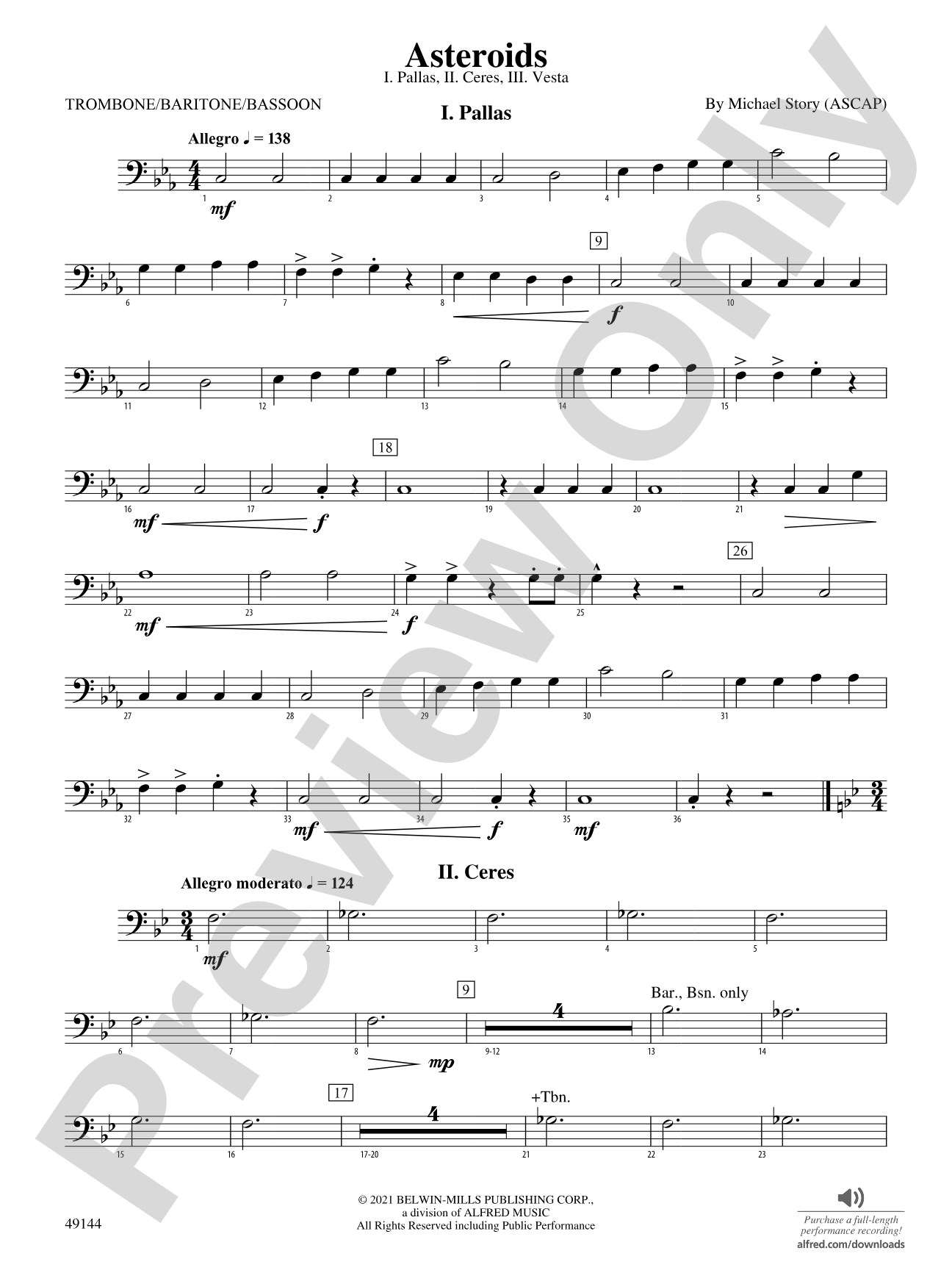 Asteroids: 1st Trombone